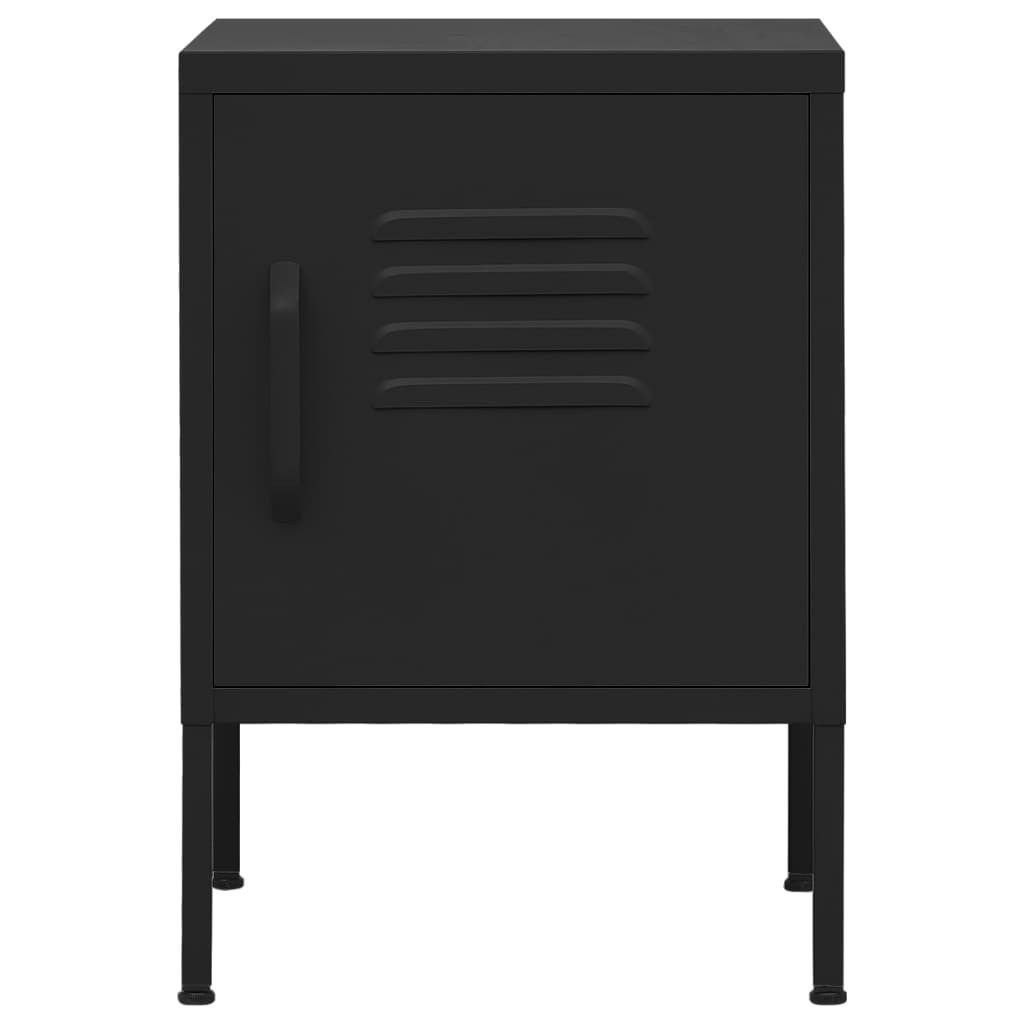 vidaXL Nachttisch Nachttisch Schwarz 35x35x51 cm günstig online kaufen