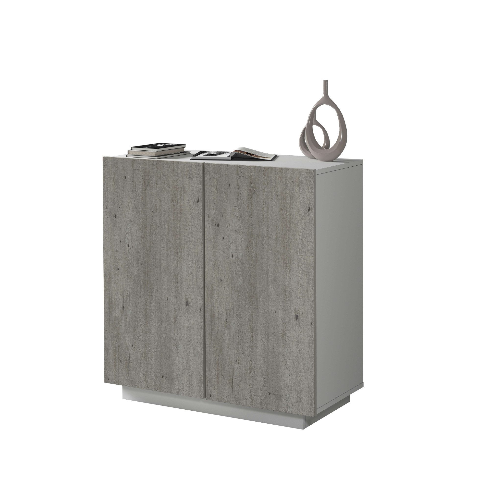 INOSIGN Aktenschrank Coro, Mehrzweckschrank, Büroschrank mit 2 Türen & verstellbare Einlegeböden, Höhe 86 oder 166 cm, Made in Italy
