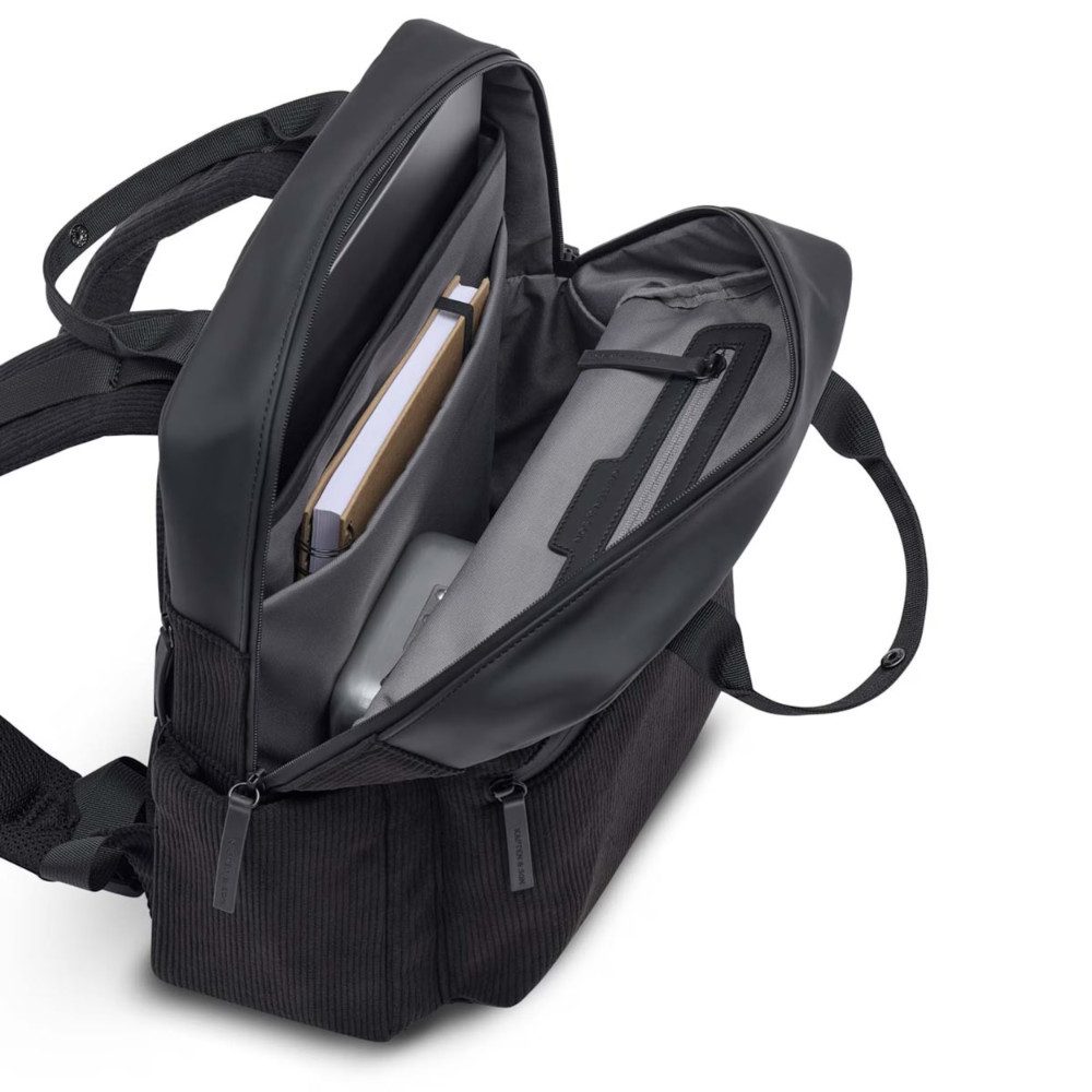 Kapten & Son Rucksack Bergen Pro Cord, Laptopfach, Antidiebstahlfach, Kofferbefestigung