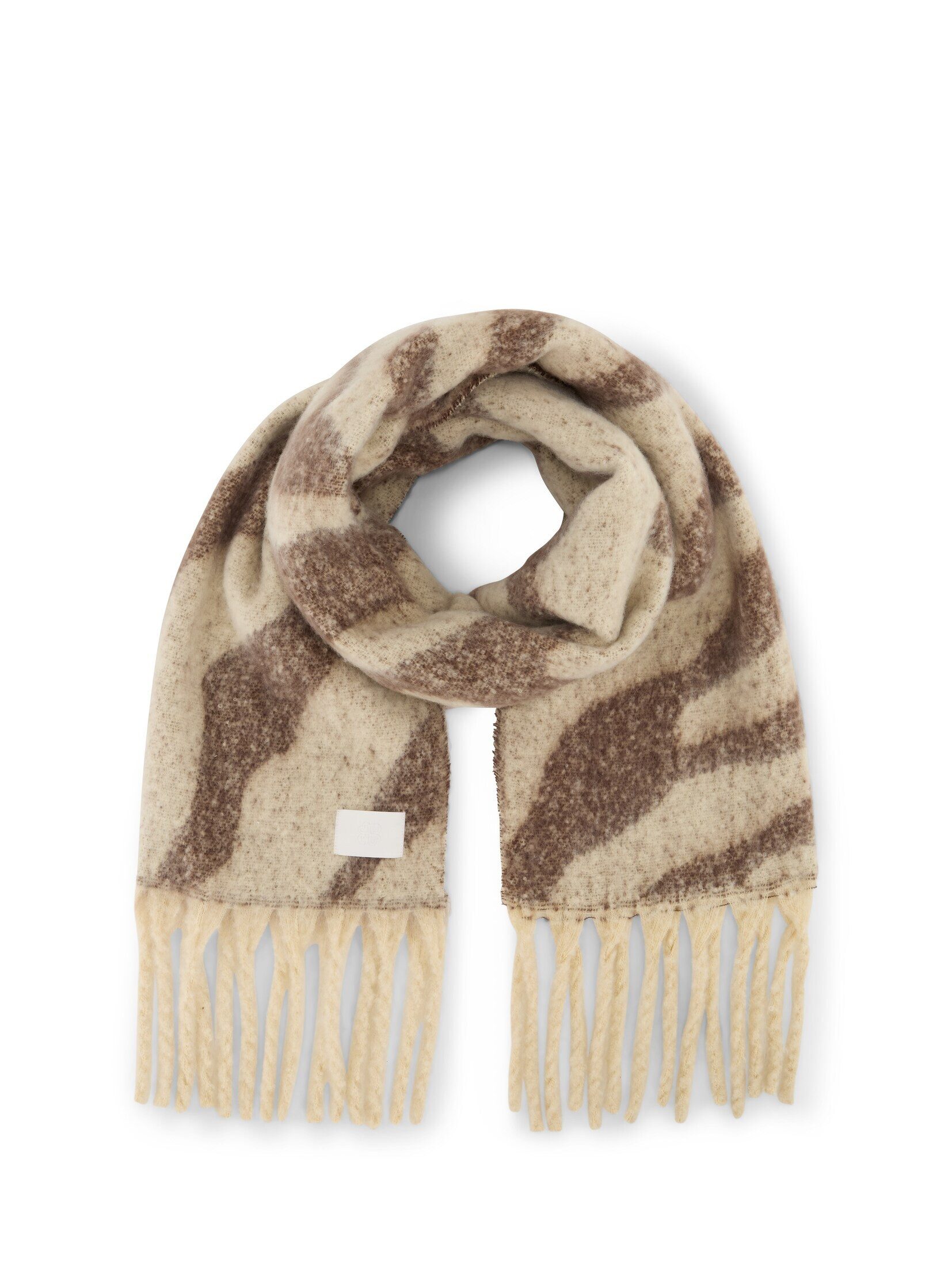 TOM TAILOR Denim Strickschal Accessoire, Cosy Schal mit Muster