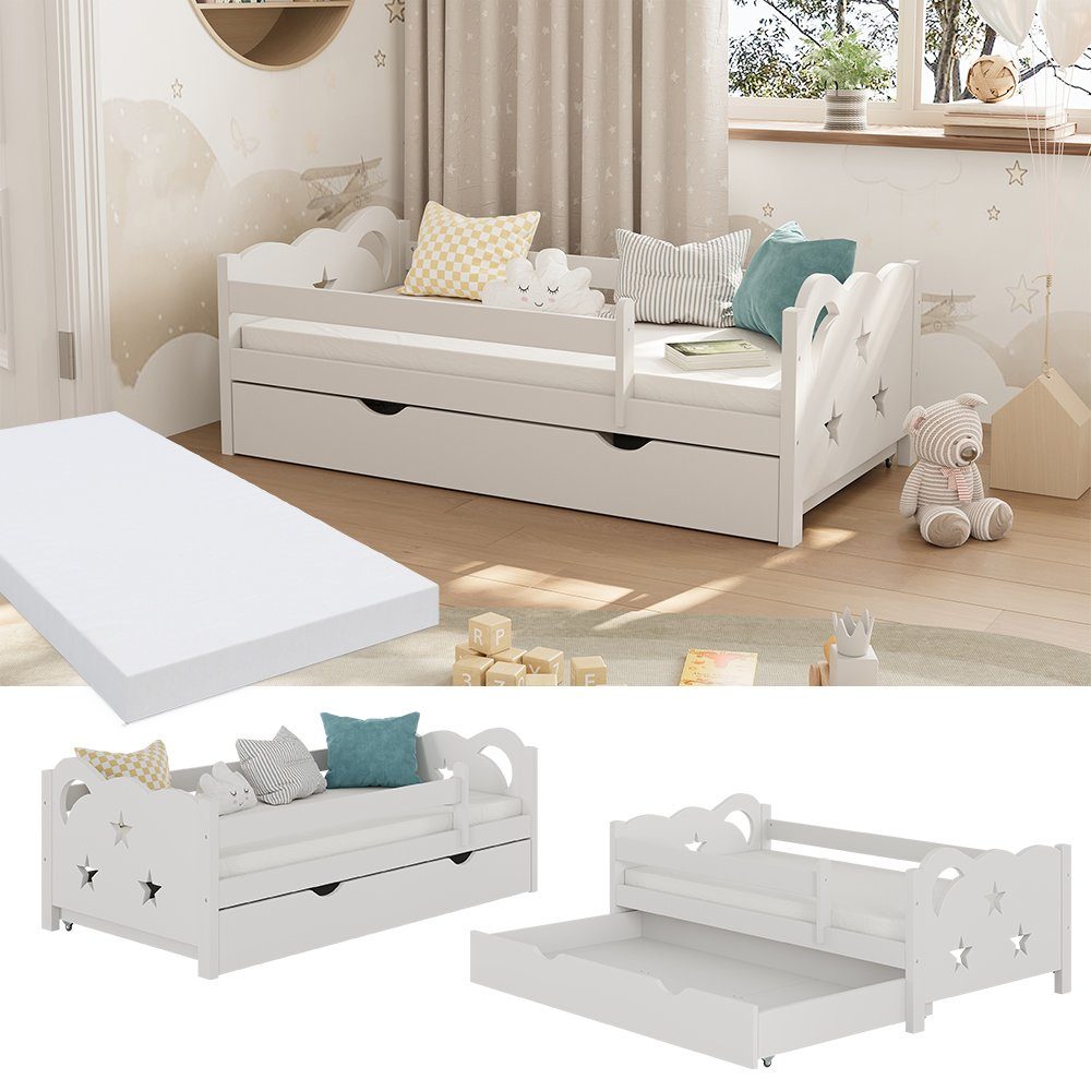 VitaliSpa® Kinderbett Jessica, Weiß, 70x140 cm günstig online kaufen