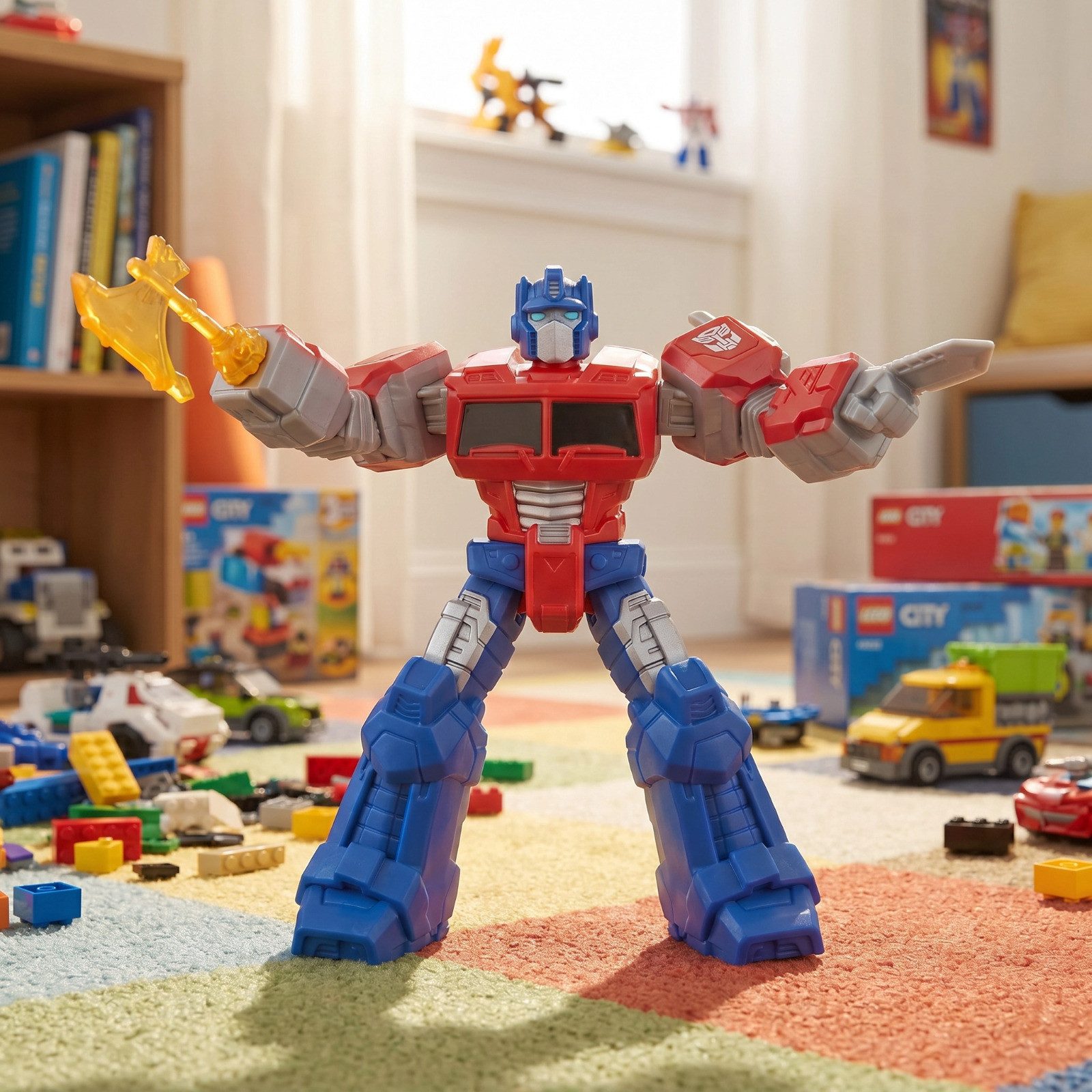 Transformers Actionfigur Transformers Optimus Prime BumbleBee Megatron Actionfigur Figur 14 cm
