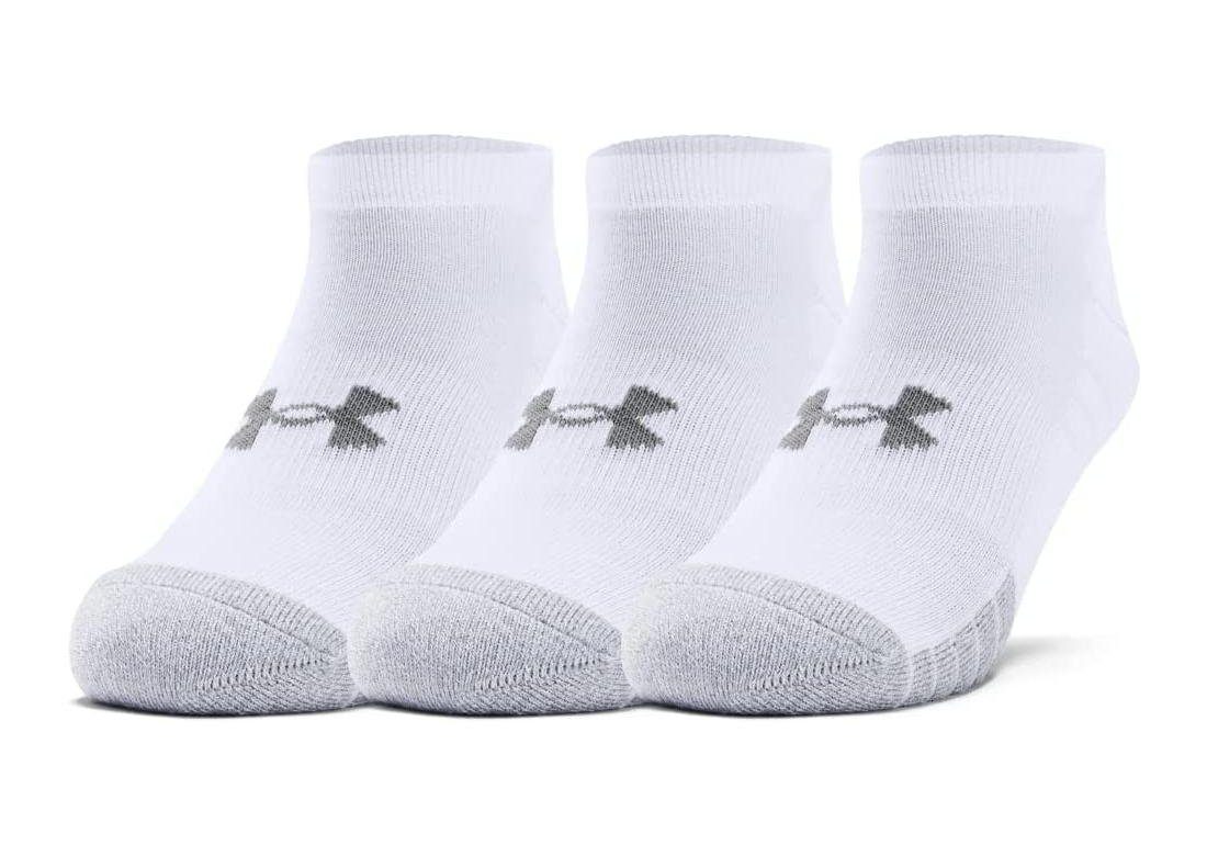 Under Armour® Basicsocken Erwachsenen HeatGear Füßlinge 3er-Pack - 1346755 (Pack, 3-Paar, 3 er) Weiß