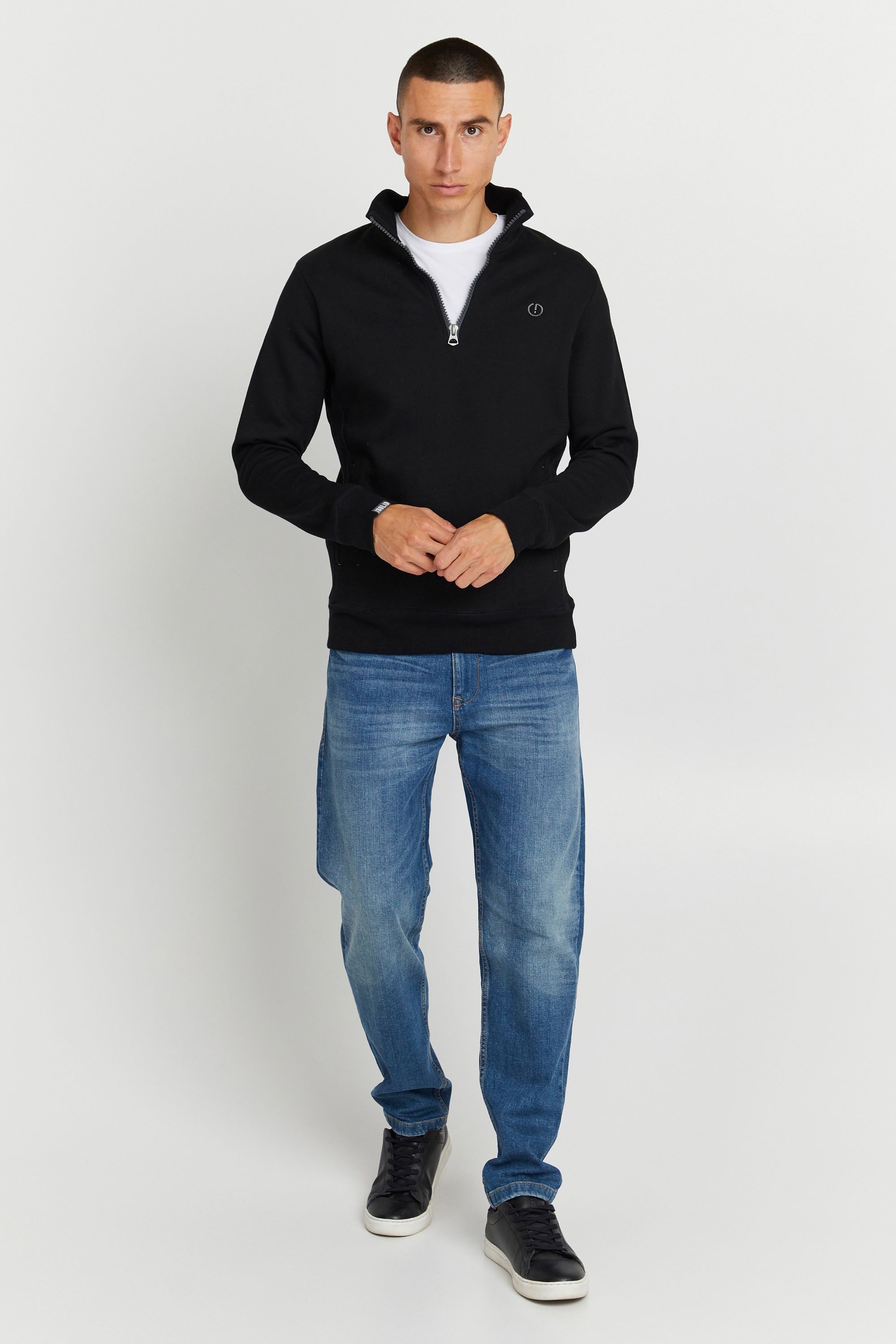 !Solid Stehkragenpullover SDBennTro Ziptroyer 21300895-ME Modischer Pullove günstig online kaufen