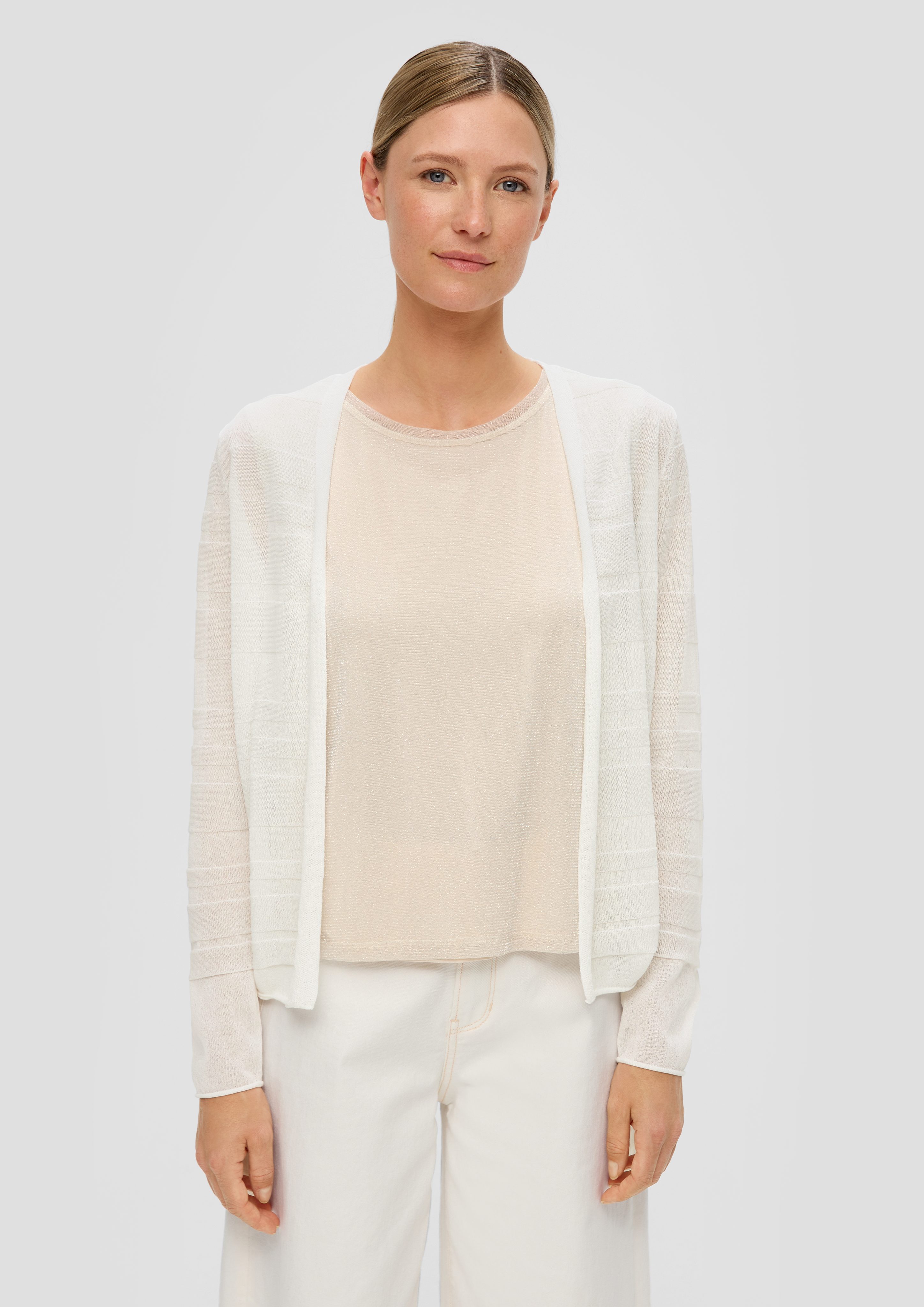 s.Oliver Strickjacke Cardigan mit Musterstruktur günstig online kaufen
