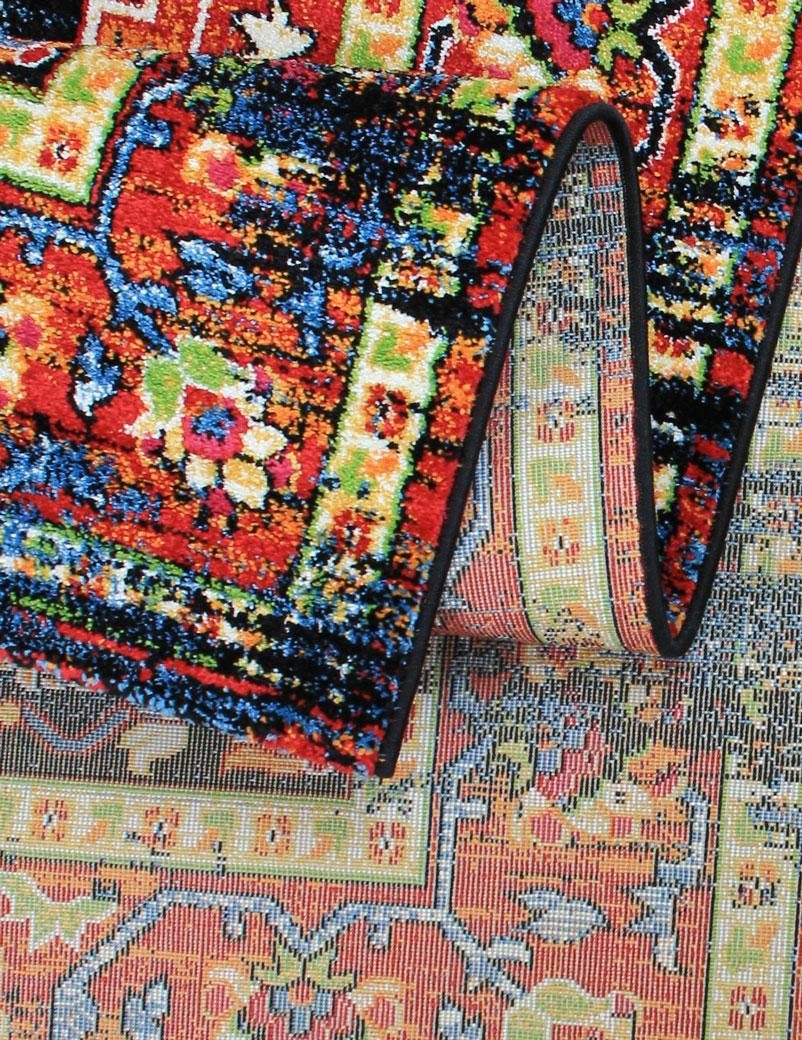 Sanat Teppich Vintage 1614, rechteckig, Höhe: 13 mm, Wohnzimmer, Kurzflor, Vintage Look, Retro