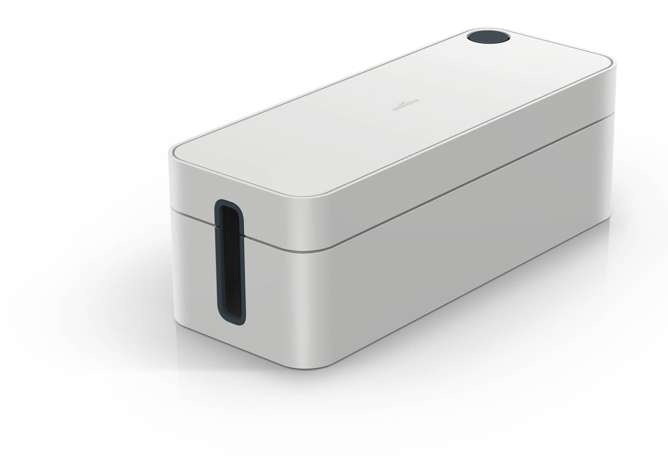 DURABLE Tablet-Halterung Durable CAVOLINE® BOX L, (Durable Kabelbox Cavoline Box L (für 5-fach Steckdosenleiste, mit Gumm)