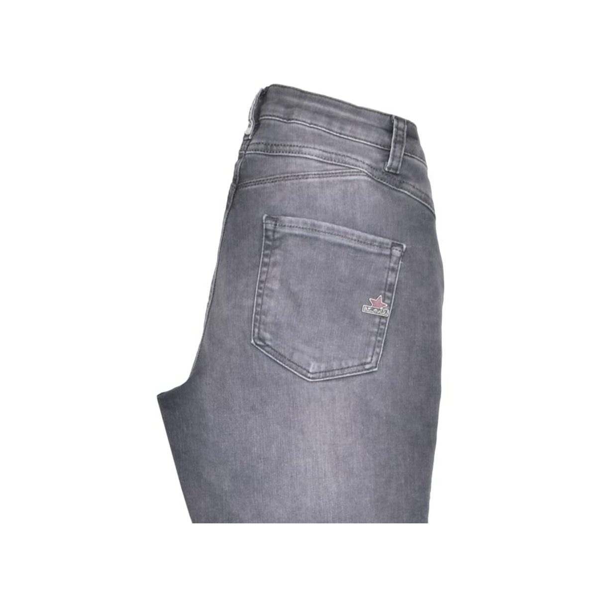 Vista grau 5-Pocket-Jeans (1-tlg) Buena