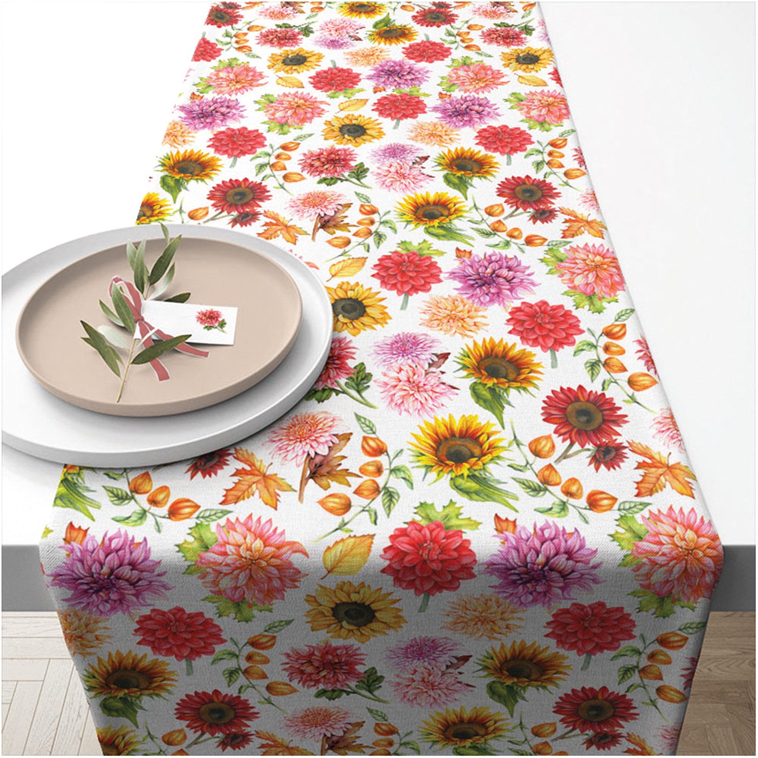 Ambiente® Tischläufer Autumn blooming (1-tlg, 1-teilig), günstig online kaufen