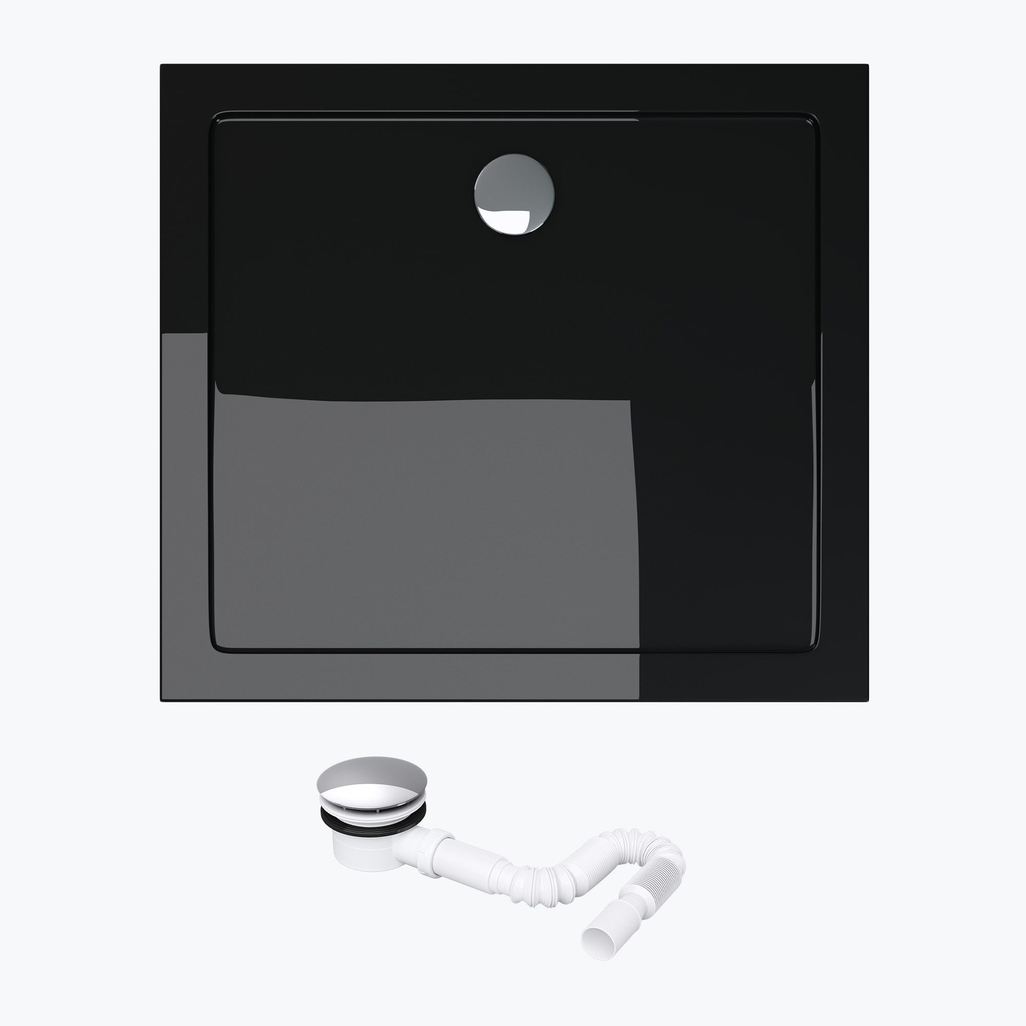 doporro Duschwanne Duschtasse flach inkl. Ablaufgarnitur aus Acryl DIN-Ansc günstig online kaufen