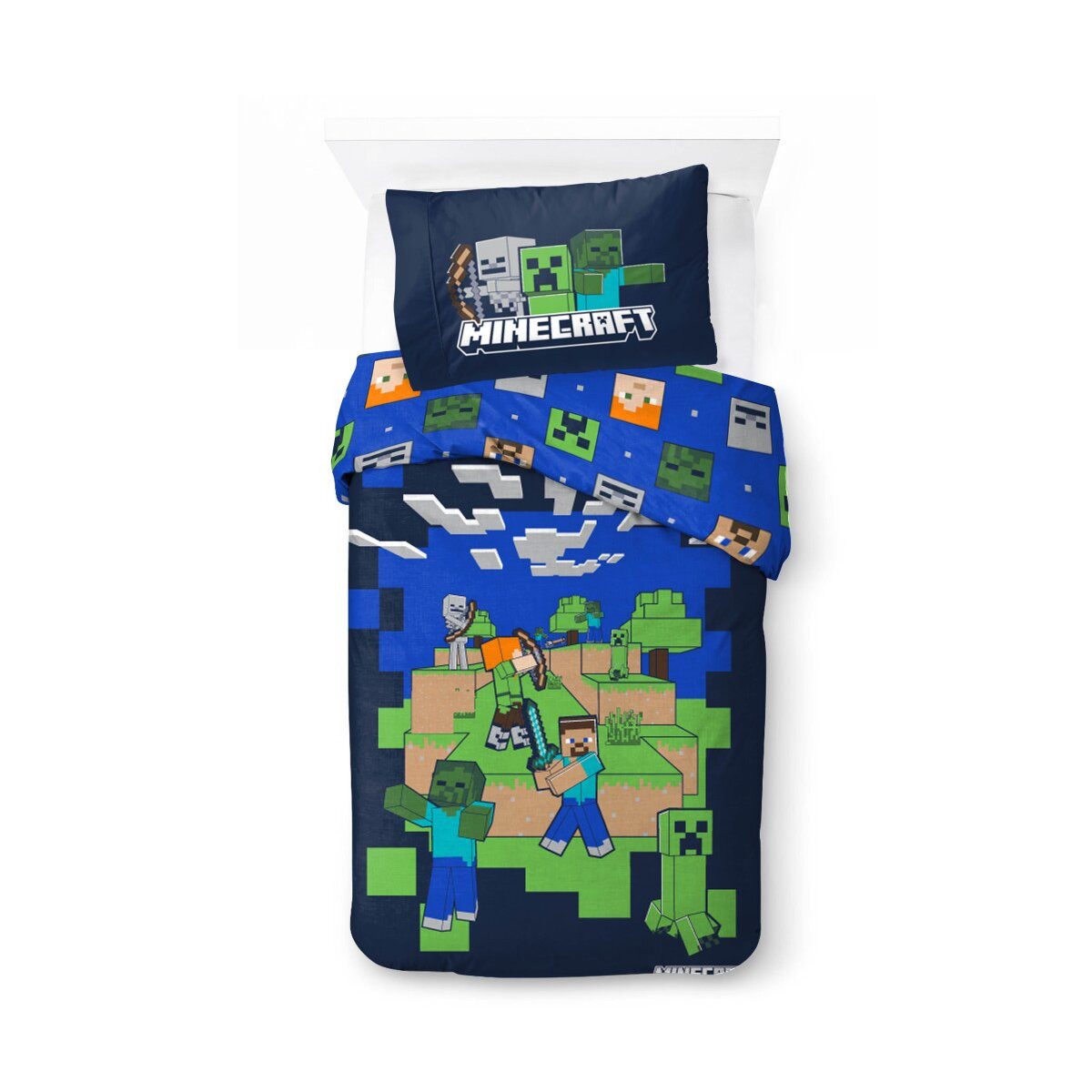 Minecraft Kinderbettwäsche Minecraft I Got Your Back Bettwäsche 140x200cm