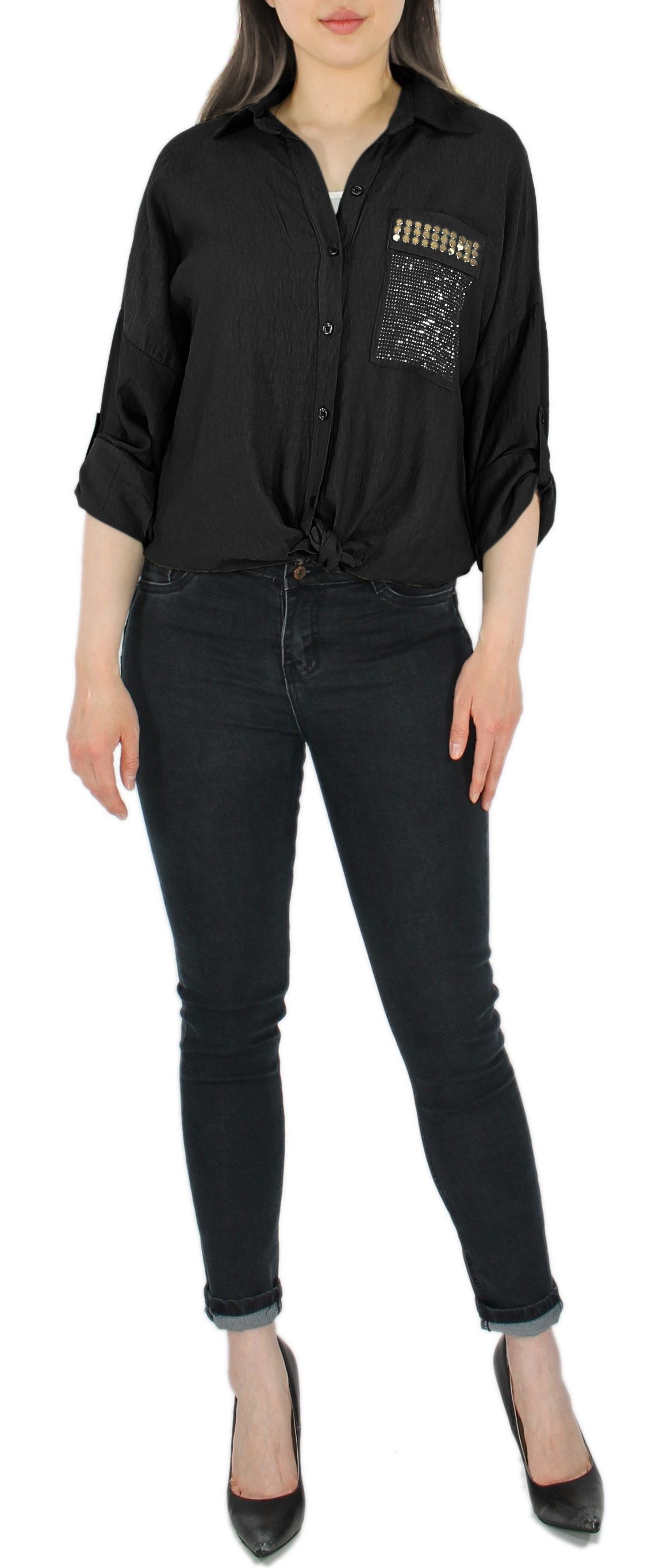 dy_mode Tunika Damenbluse Tunika Elegante Longbluse günstig online kaufen
