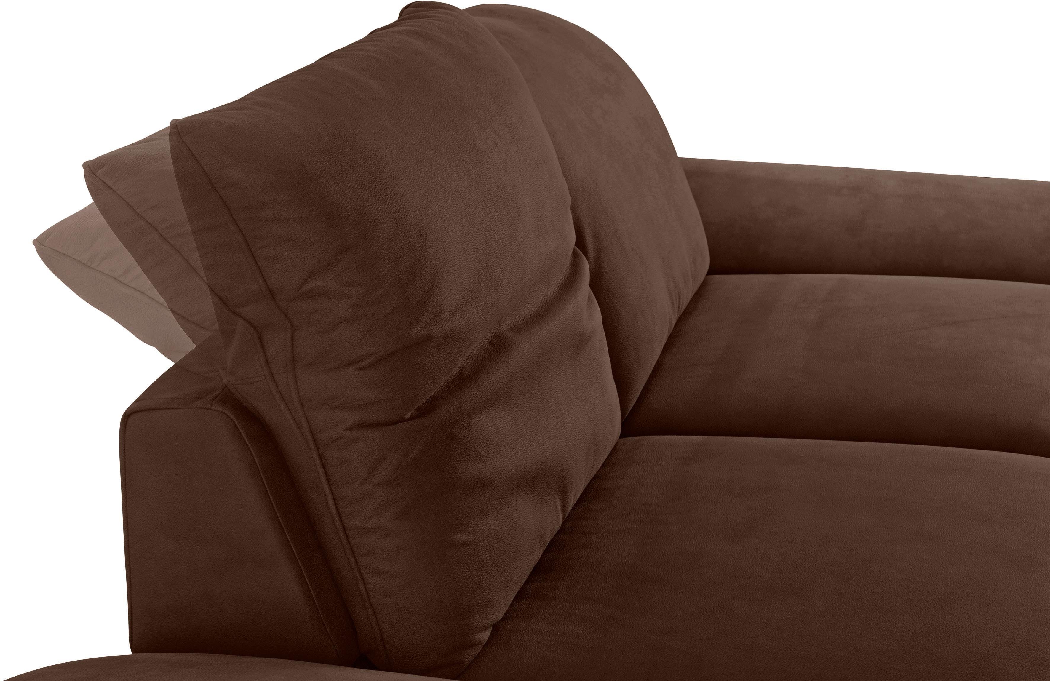 W.SCHILLIG 2,5-Sitzer enjoy&MORE, mit cm glänzend, Füße Breite Sitztiefenverstellung, 232 Chrom
