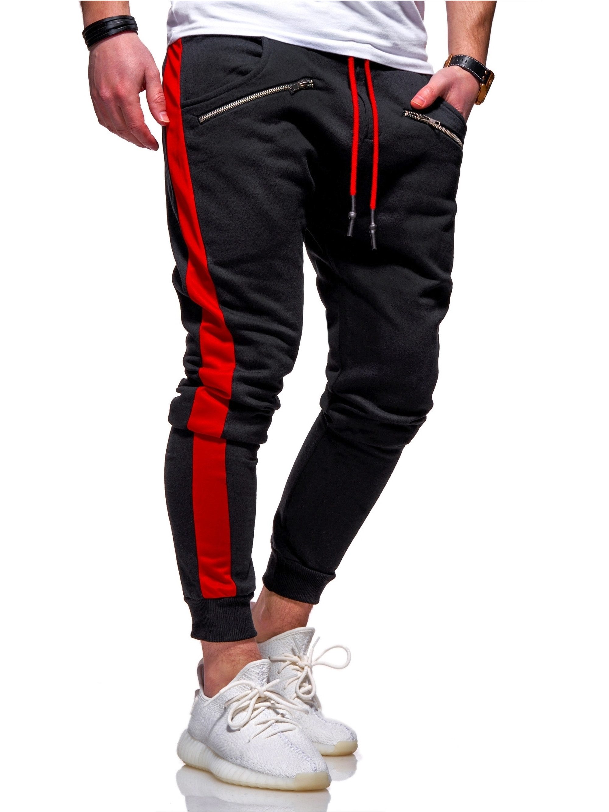 behype Sweathose TRACK-ZIP im Slim-Fit-Schnitt günstig online kaufen