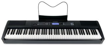 McGrey Stage-Piano SP-100 PLUS Stagepiano - 88 gewichtete Tasten mit Hammermechanik, (Home-Set, inkl. Unterbau, Pianobank, Kopfhörer & Schule), 128 Voices, Max. Polyphonie: 64, Aufnahmefunktion, MIDI Out und USB