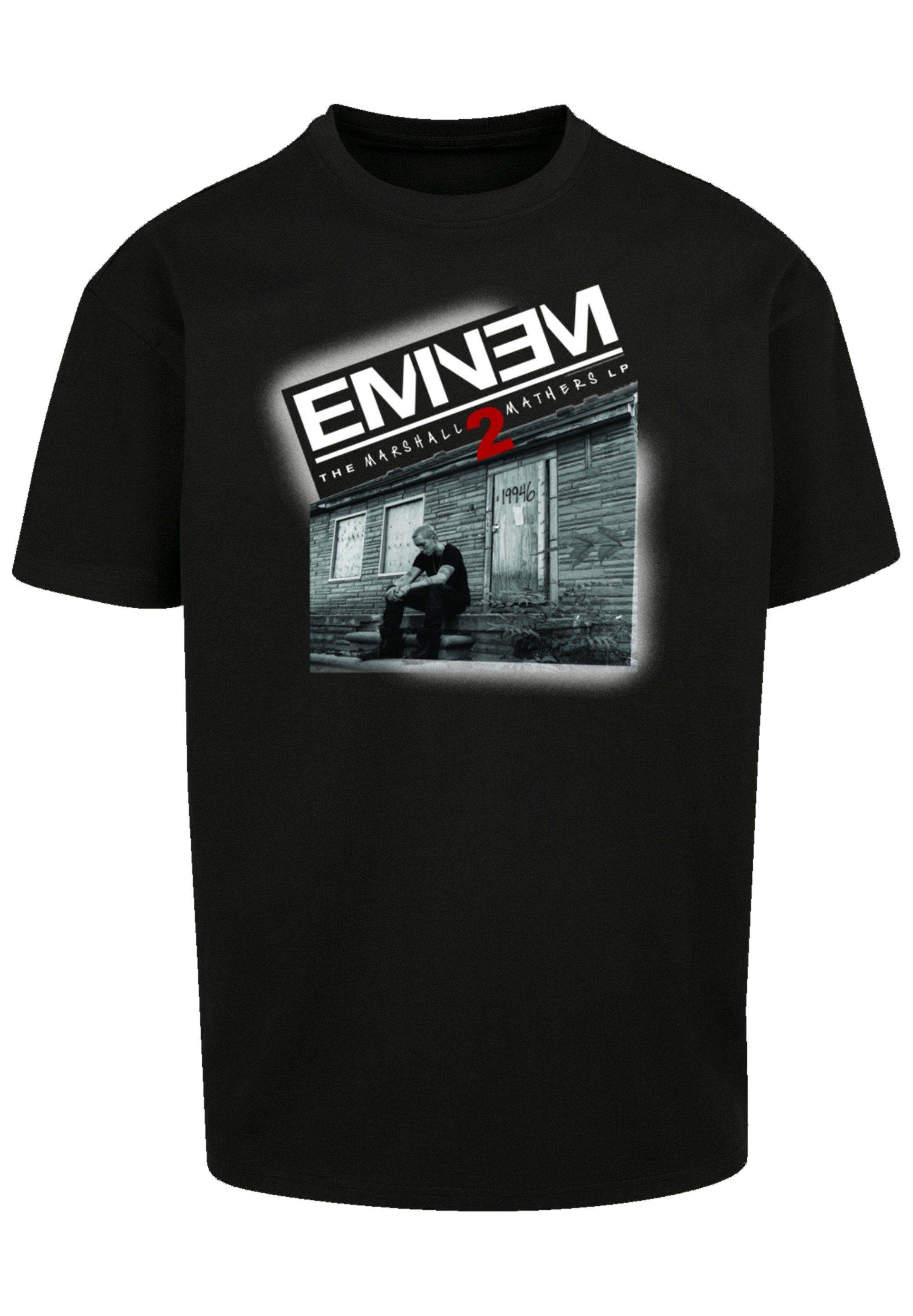 schwarz T-Shirt Qualität, Premium Marshall 2 Music Rap Eminem Mathers F4NT4STIC Musik Oldschool