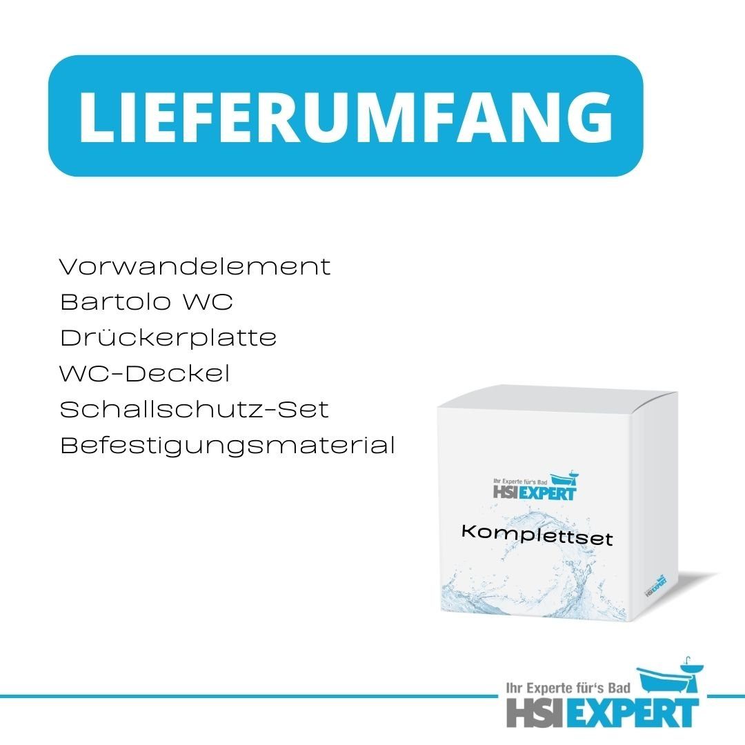 GEBERIT Vorwandelement WC Geberit Spülkasten Betätigungsplatte schwarz matt, Komplett-Set