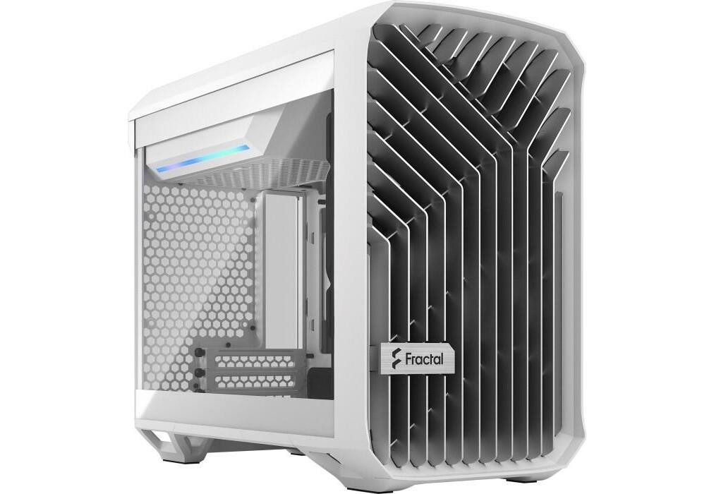 PC-Gehäuse Fractal Design Torrent Nano White TG Clear Tint FD