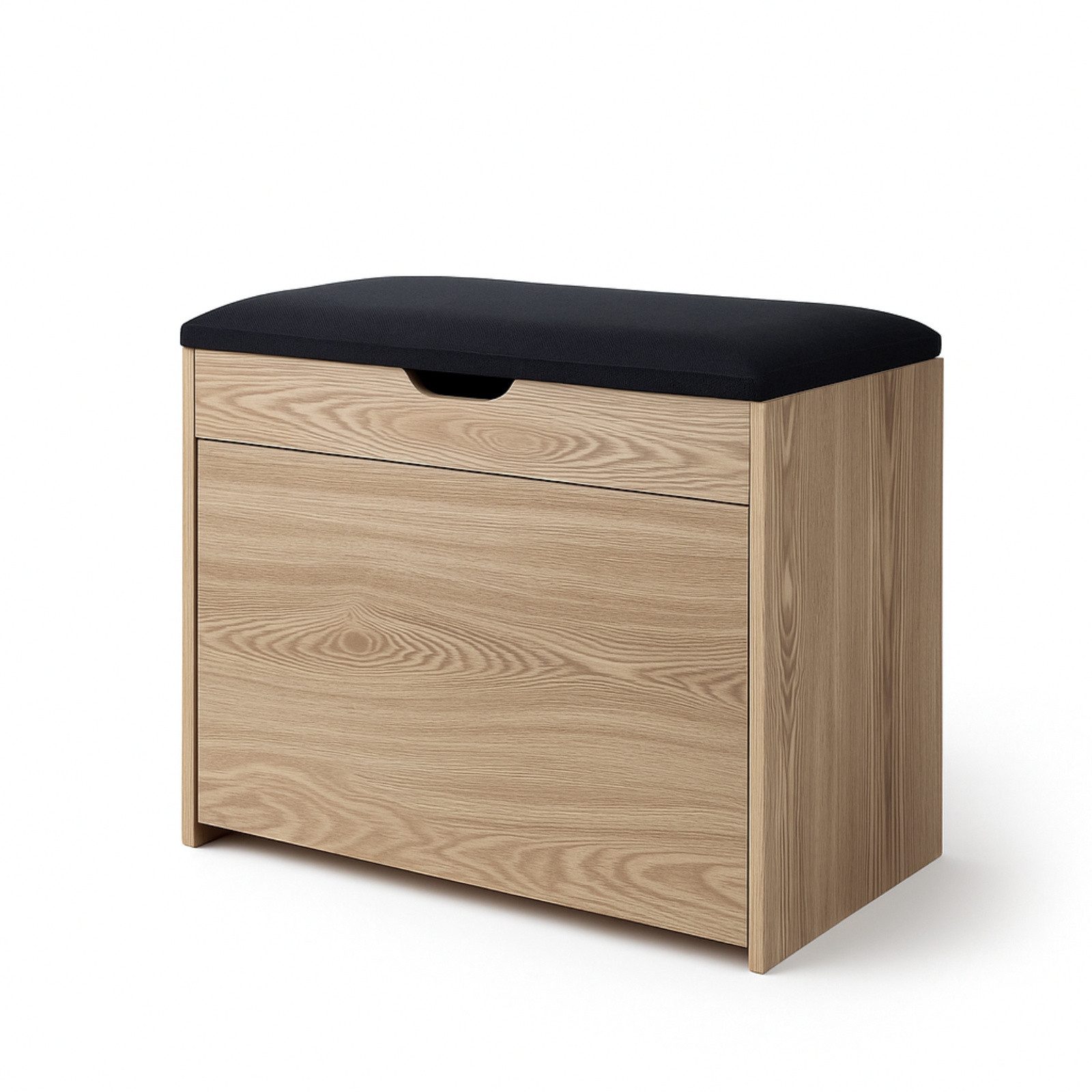 BOXIMO Schuhschrank Shoe cabinet with seating and pull-out shelves VAULT, 57 x 30 x 53 cm (Schuhschrank VAULT mit Sitzbank)