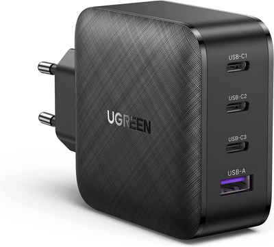 UGREEN GaN Ladegerät Ugreen 65W USB C Schnellladegerät 4 Port PD Netzteil Schnelllade-Gerät (PD 3.0/2.0; QC 4.0+/4.0/3.0/2.0; 5V1A; 5V/2.4A; AFC; SCP; PPS)