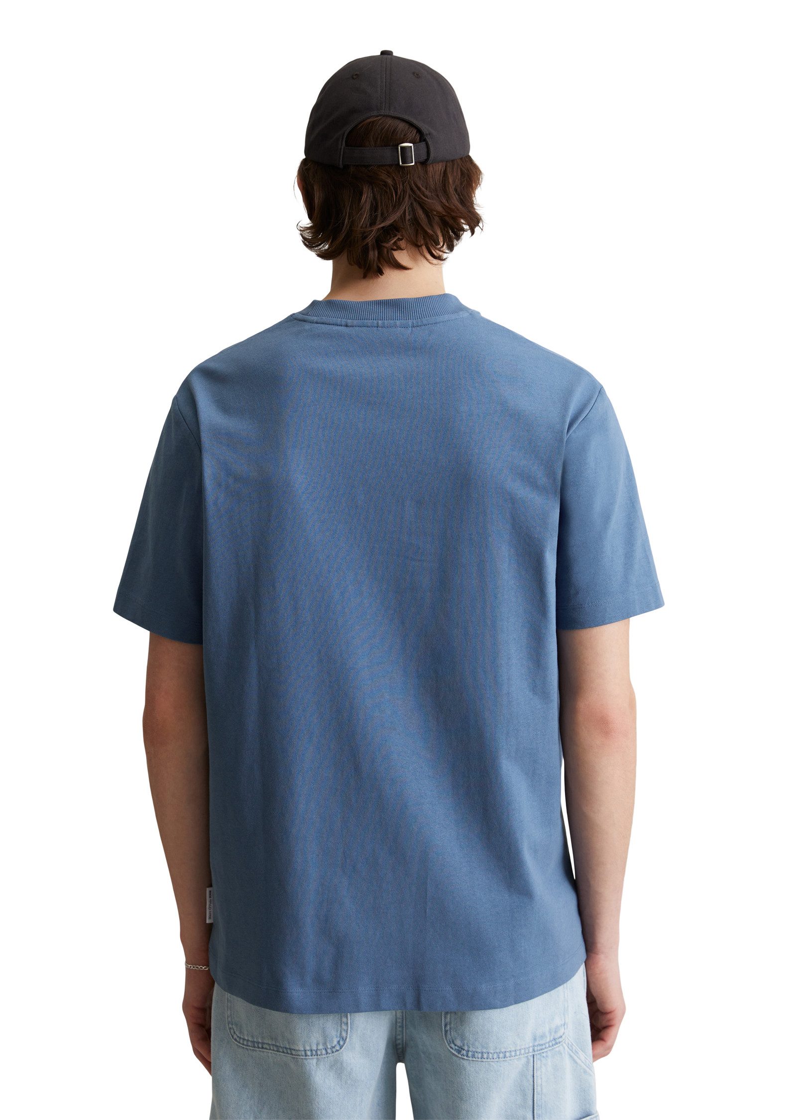 Marc O'Polo DENIM T-Shirt Rundhals, relaxed fit, kontrastfarbener Print günstig online kaufen