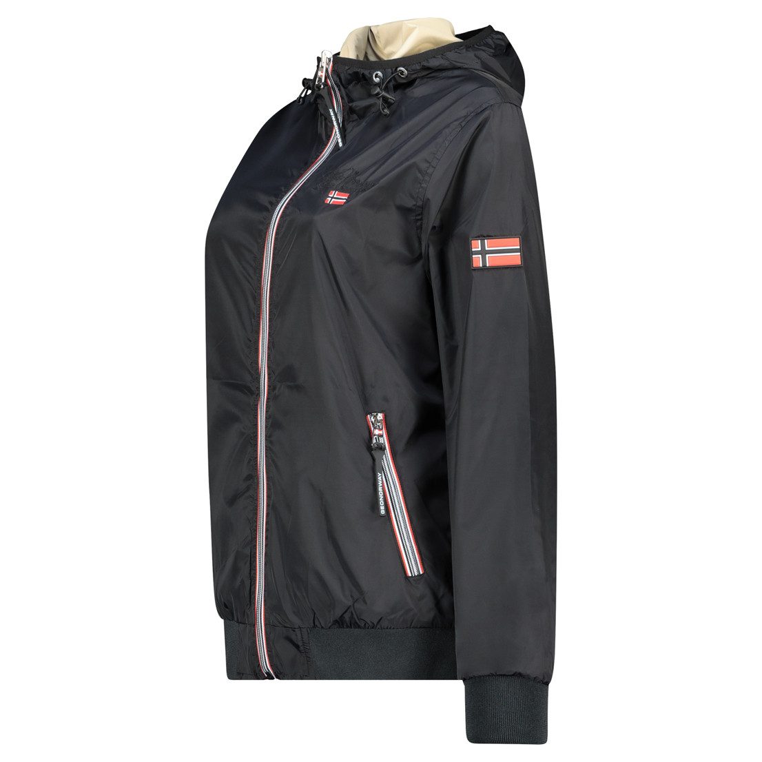 Geographical Norway Softshelljacke Damen Relaxed Fit Jacke Windabweisend baarrivial lady mit Kapuze – Bild 3 von 4