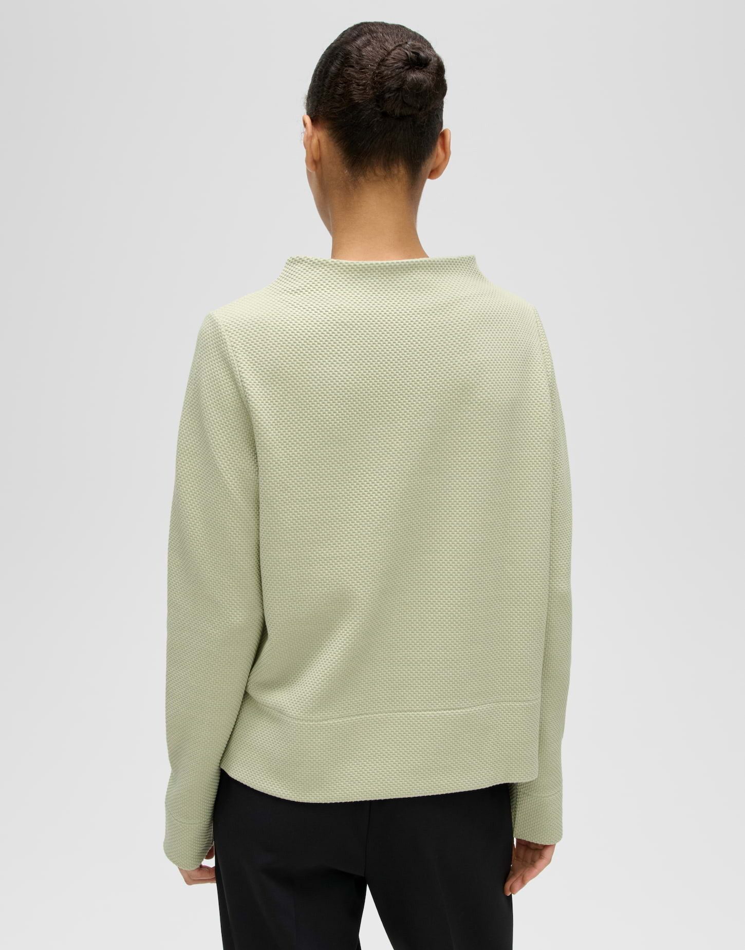 OPUS Sweatshirt Sweatshirt mit Struktur Regular Fit Vielseitig kombinierbar für casual Looks