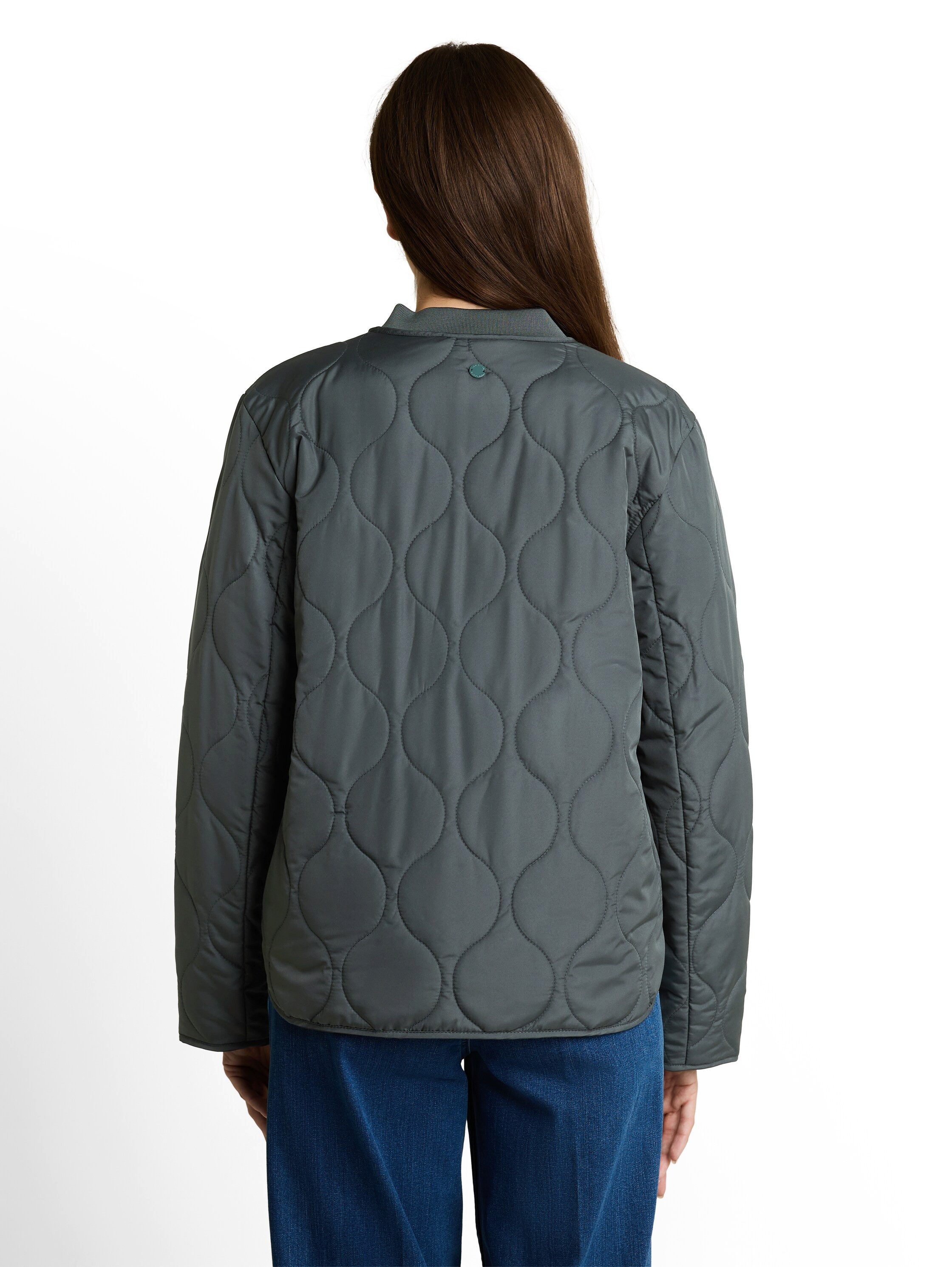 TOM TAILOR Steppjacke mit Blouson-Kragen und Reißverschluss