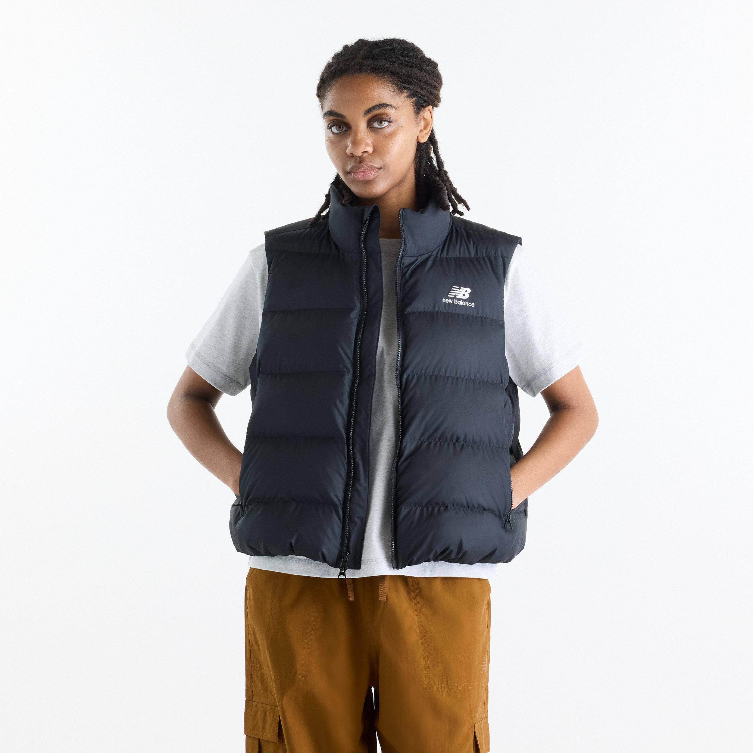 New Balance Steppweste BOSTON PUFFER VEST für Erwachsene, mit leichter Wattierung, aus Polyester