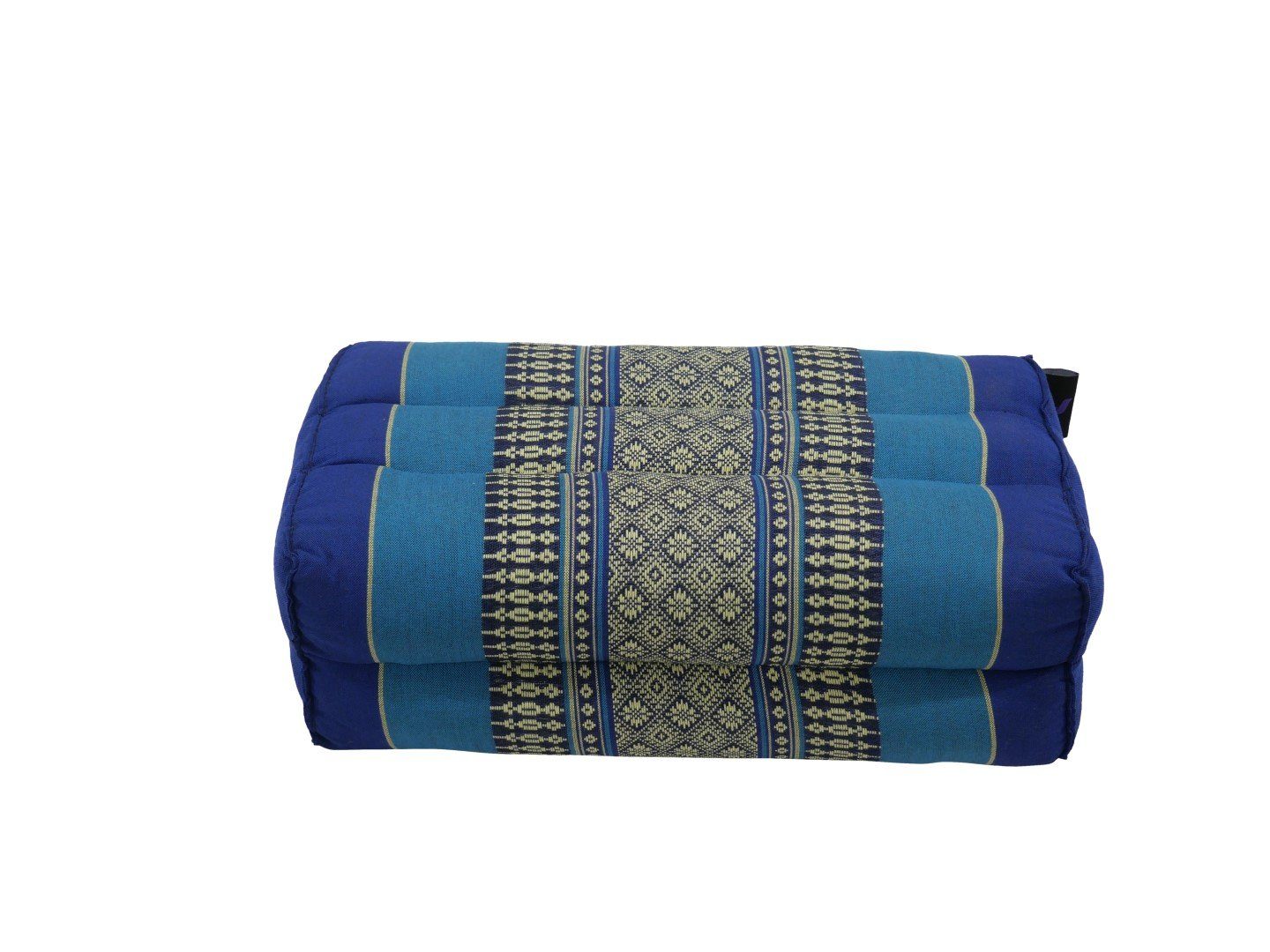 my Hamam Yogakissen Meditationskissen für Yoga 35x18x12 Massagekissen, unterstützend, blau-türkis orientalisch, entspannend