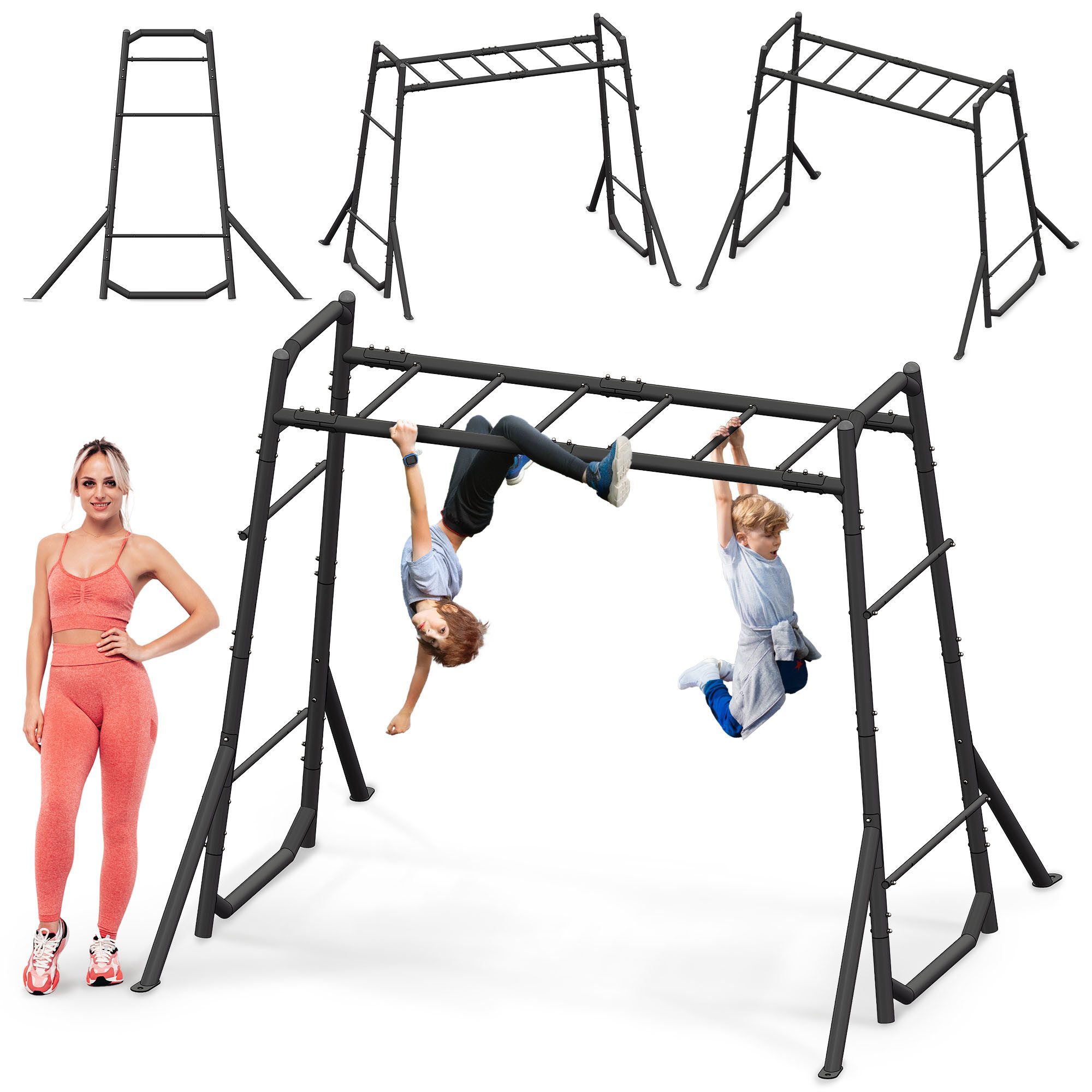 HyperMotion Klettergerüst SWING HYP21 Klettergerüst Outdoor – verzinkt, stabil & bis 200 kg