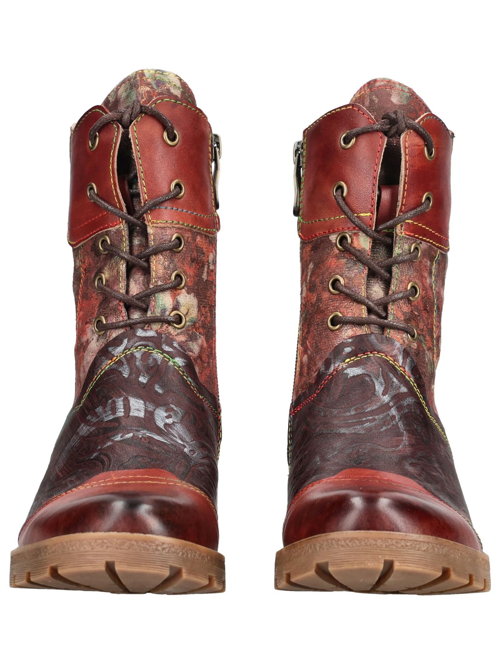 LAURA VITA LAURA VITA Stiefelette Leder/Textil Schnürstiefelette – Bild 3 von 5