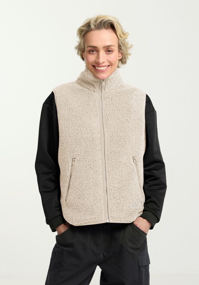 Jack Wolfskin Fleeceweste HIGH CURL VEST W Fleeceweste, kuschelig, wärmend