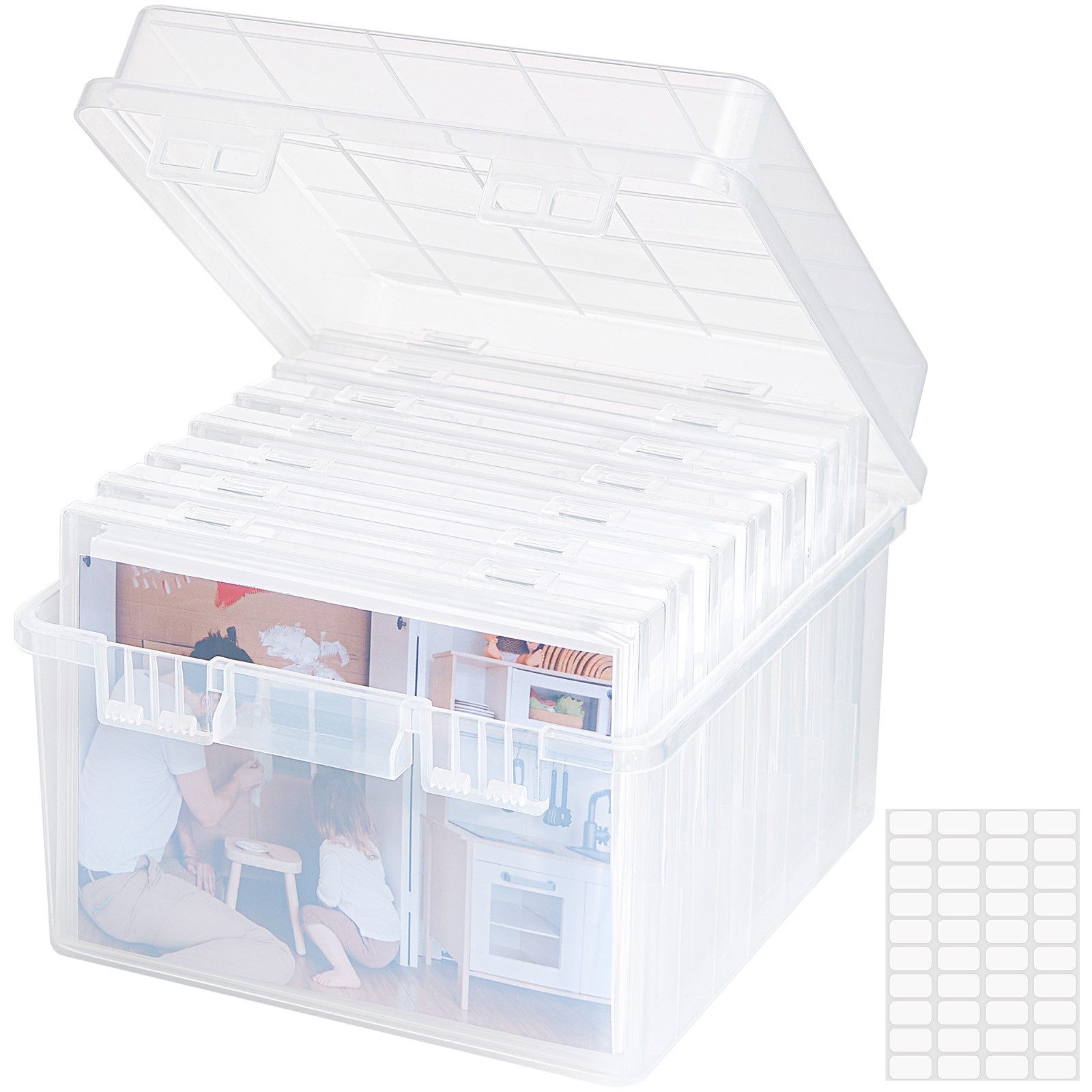 Lifewit Fotobox Aufbewahrungsbox 22x23 cm, Kunststoff günstig online kaufen