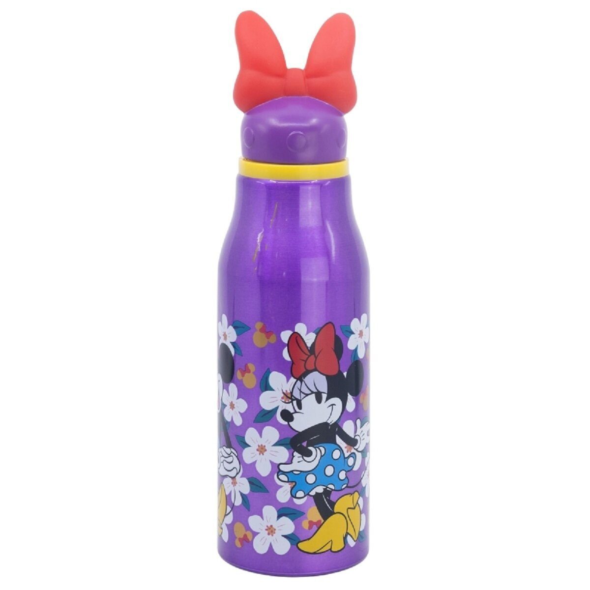 Trinkflasche Disney Minnie Trinkflasche Aluminium, 690ml, mit Sicherheitsverschluss