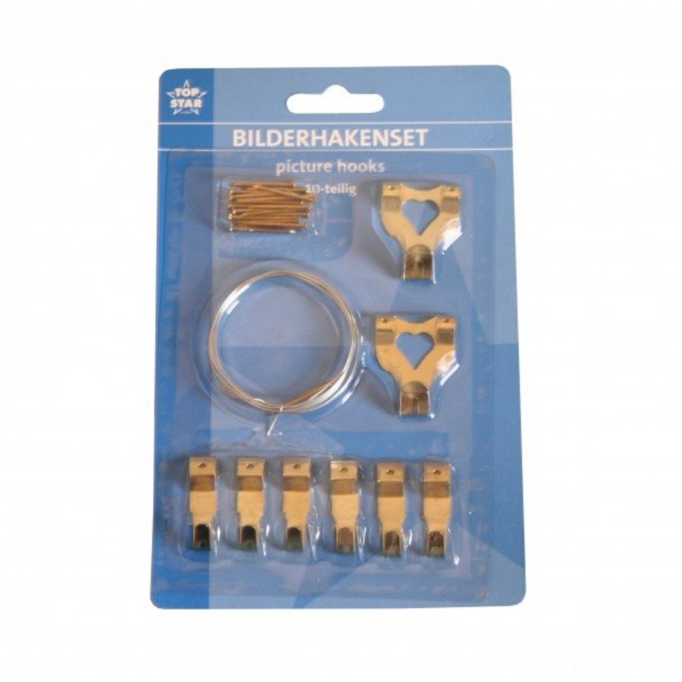 TOP STAR Wandhaken Bilderhaken-Set, 10-tlg. 175046, (1-St) günstig online kaufen