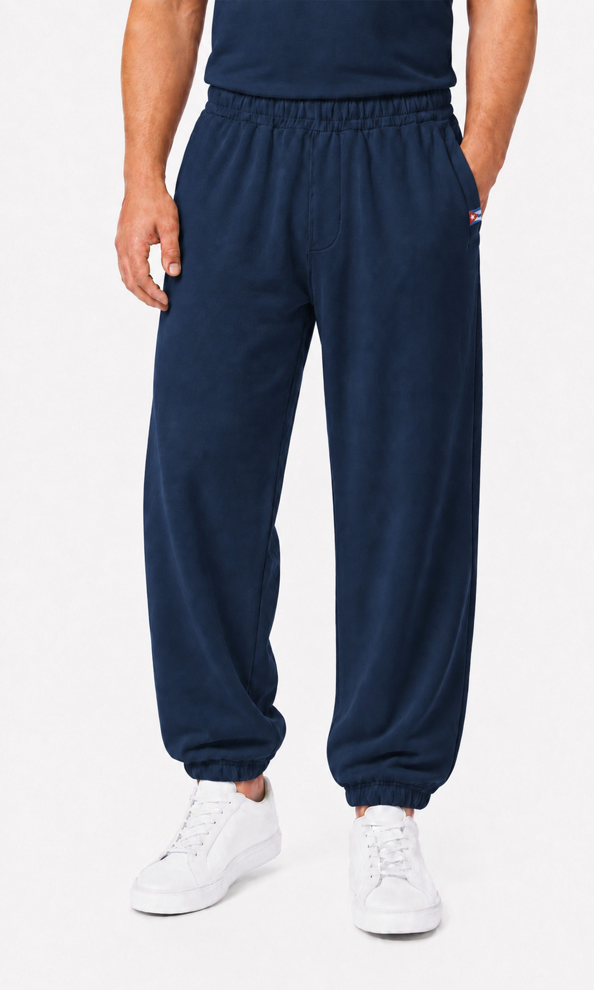 CUBAIANS Jogginghose Caonao Herren Jogginghose Baggy Pant Hose Freizeit Loose Fit Elastischer Bund mit Tunnelzug