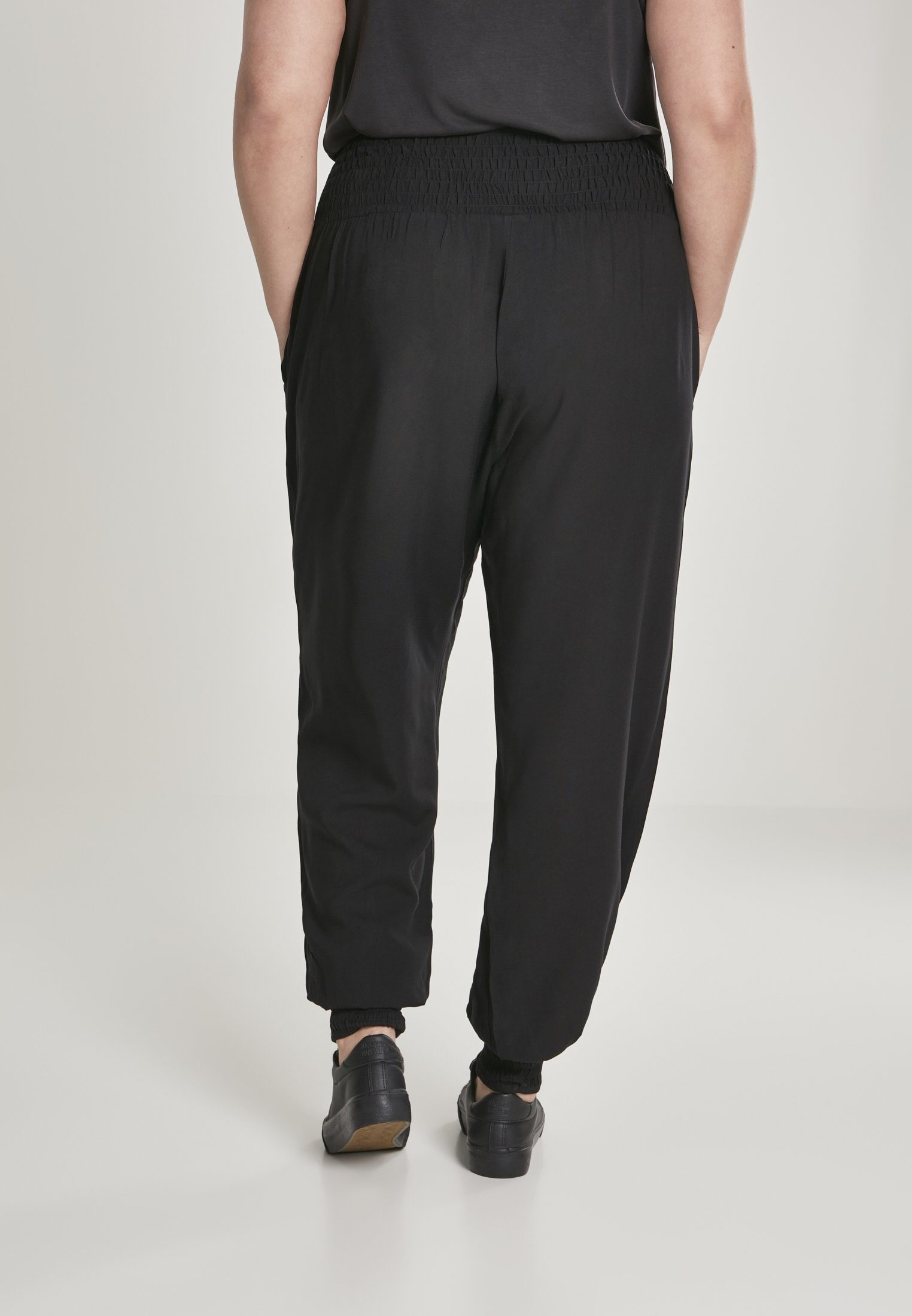 black URBAN Ladies Pants Stoffhose Damen CLASSICS (1-tlg) Sarong