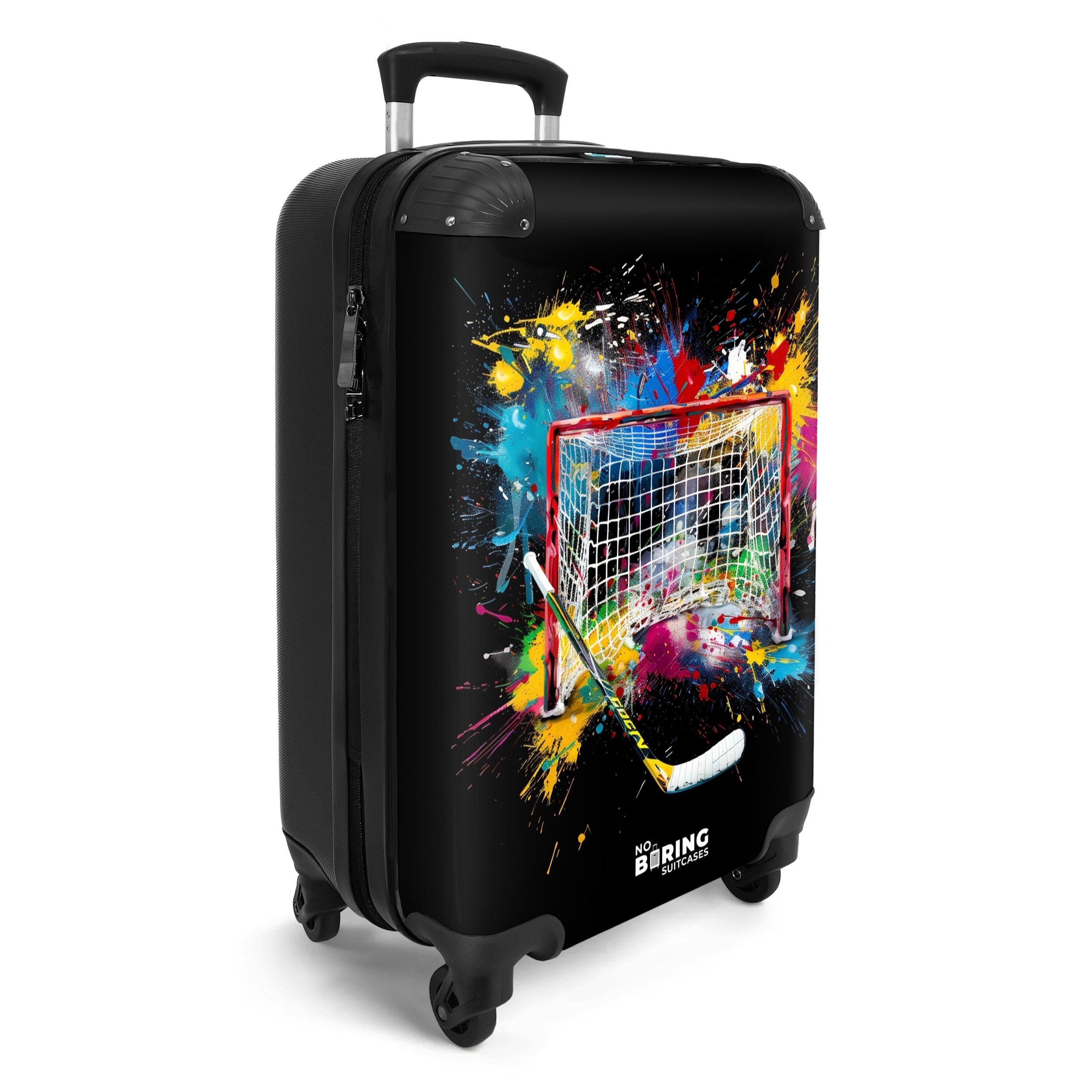 NoBoringSuitcases.com© Hartschalen-Trolley Hockey mit Farbe 55x35x20cm, günstig online kaufen