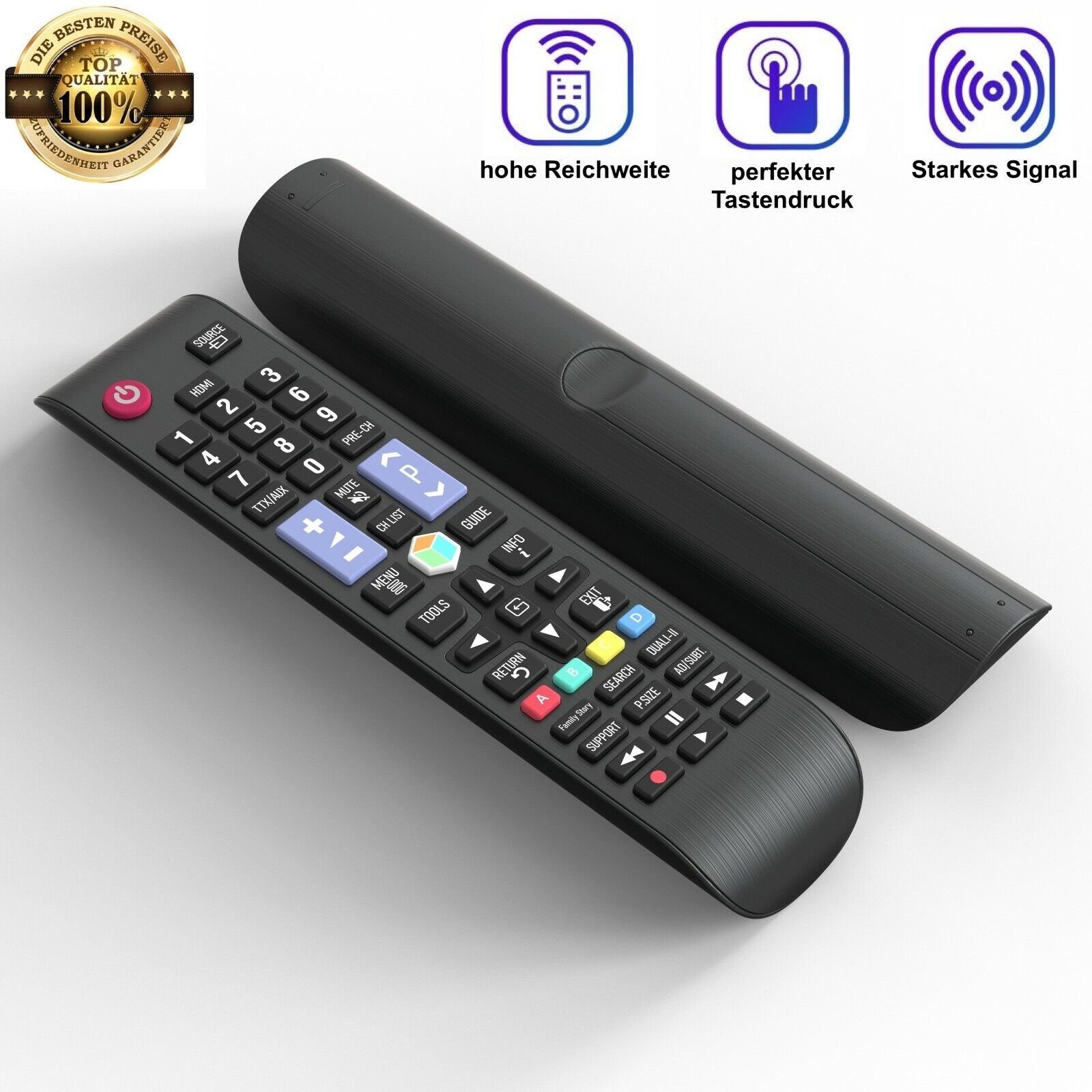 Homevibes Fernbedienung alle ORIGINAL Samsung Smart TV Fernseher Universal-Fernbedienung