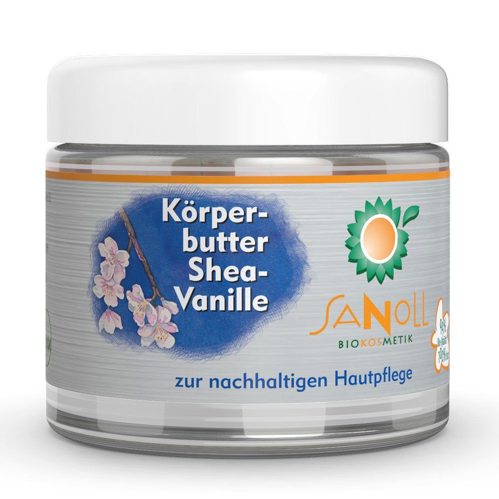 Sanoll Körperbutter Shea-Vanille, 100 ml