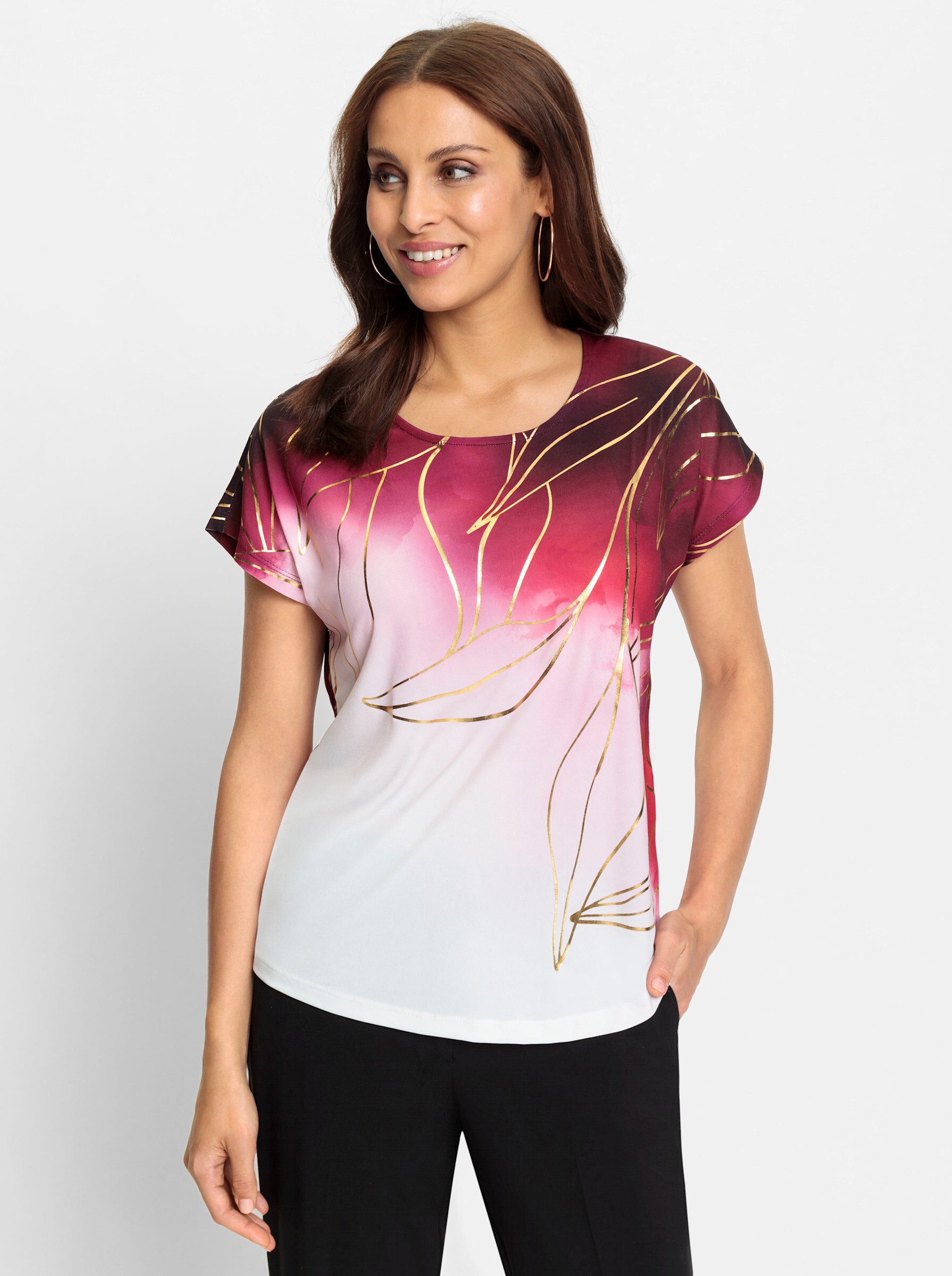 Lady Kurzarmshirt "Shirt", (1 tlg.) günstig online kaufen