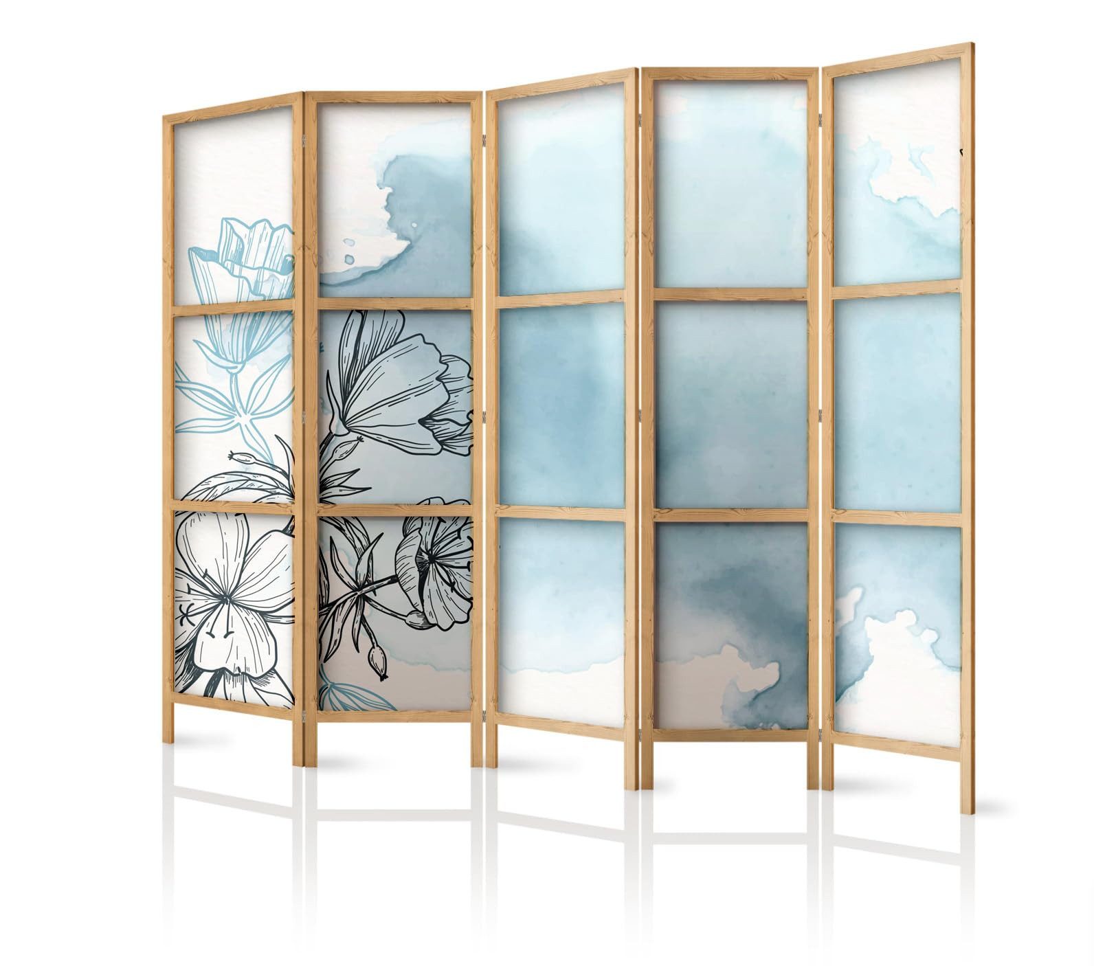 framed concept Paravent Raumteiler aus Holz, günstig online kaufen