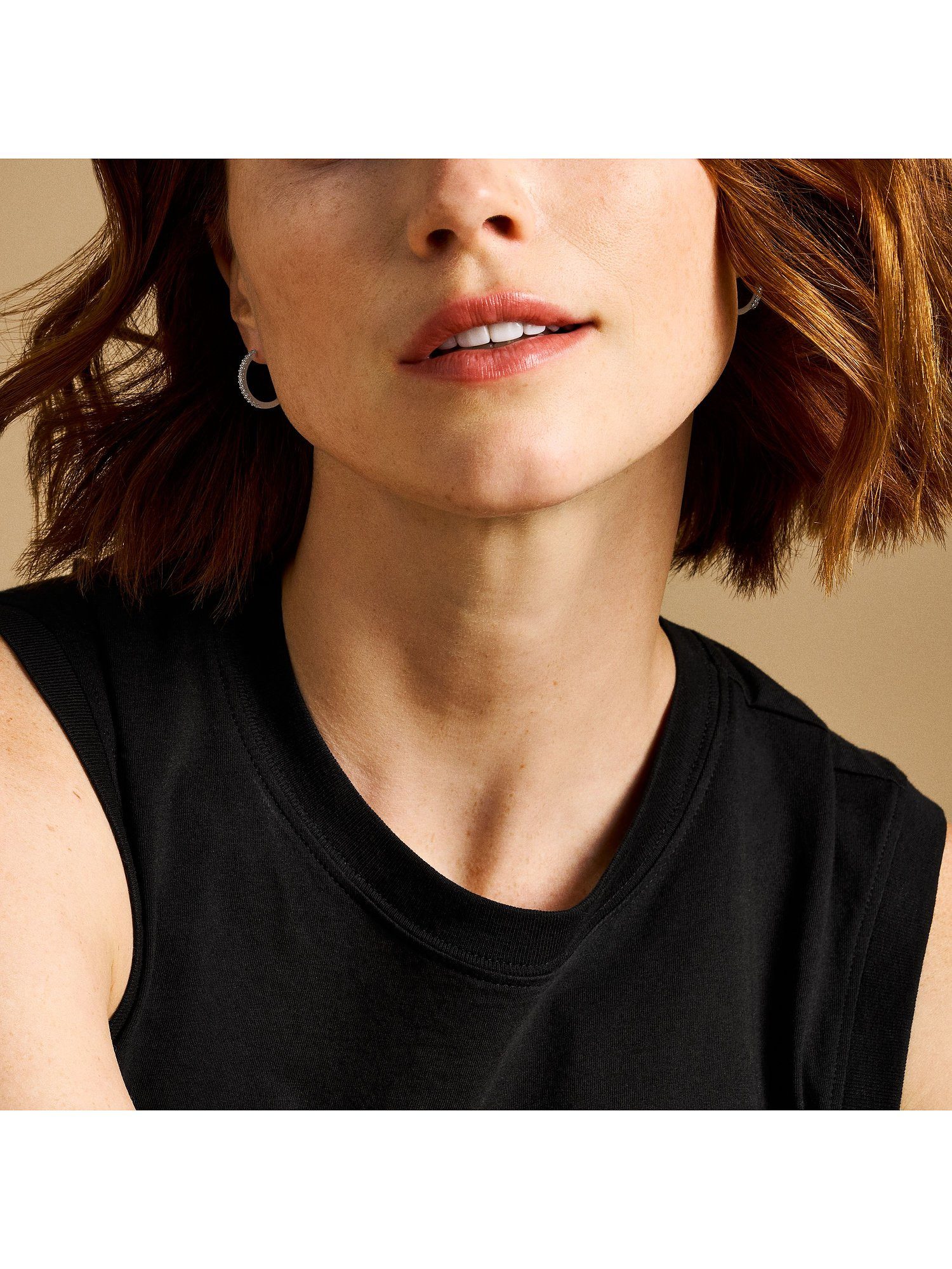 Fossil Paar Creolen Fossil Damen-Creolen...