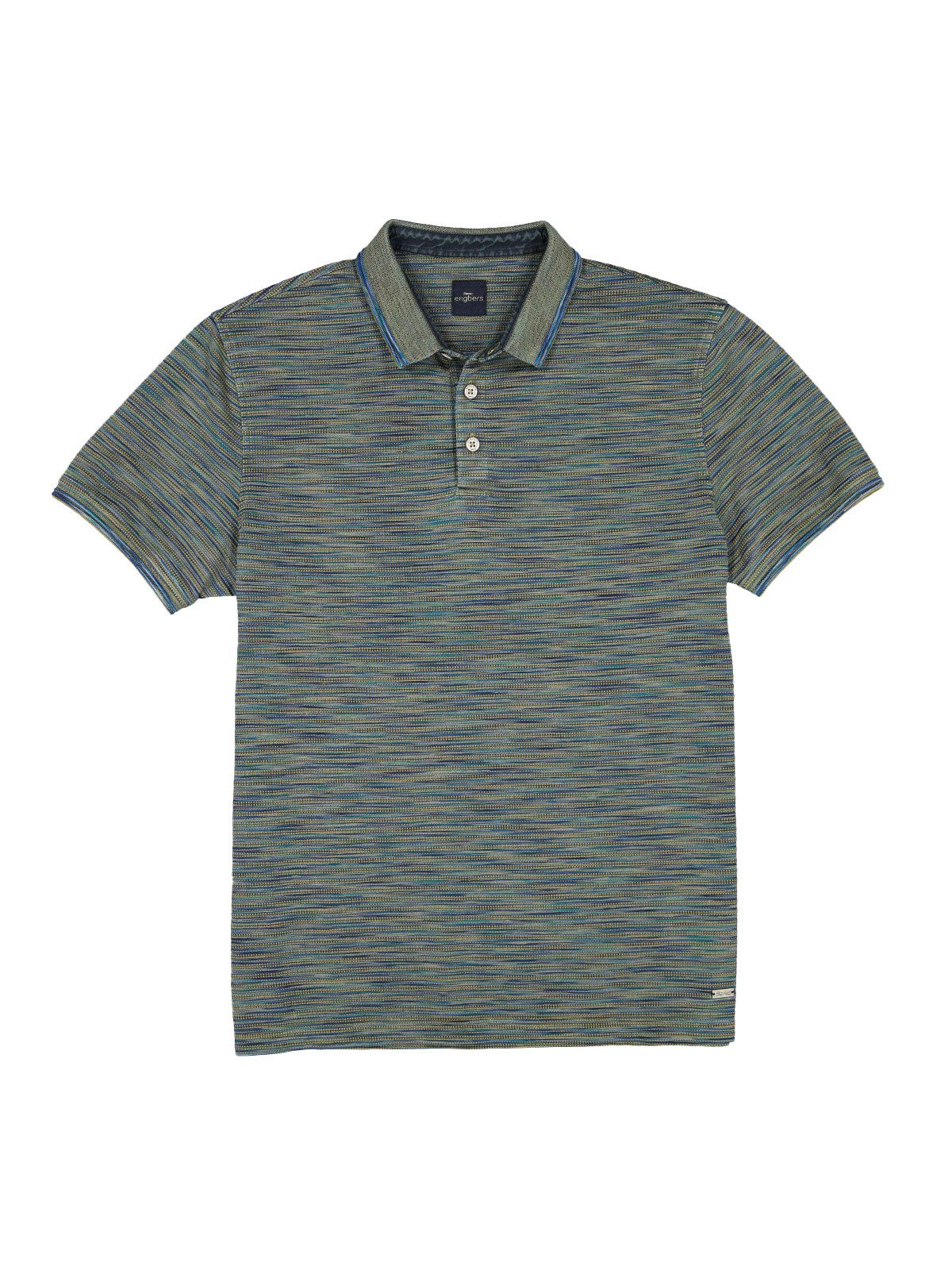 Engbers Poloshirt engbers Herren Polo-Shirt meliert, Khaki günstig online kaufen