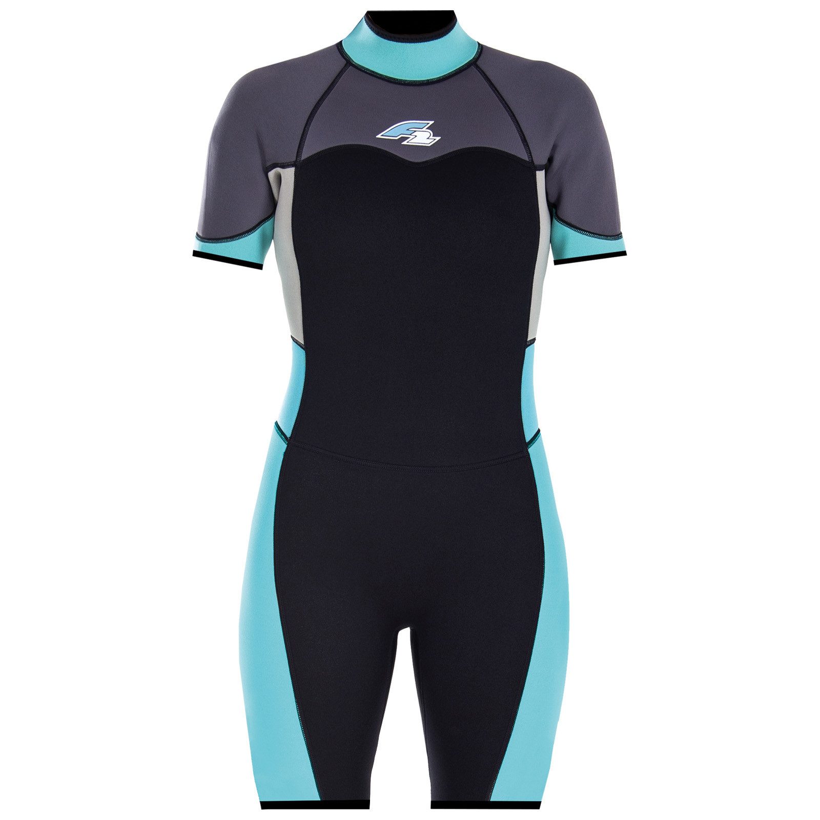 F2 Neoprenanzug F2 Damen Neopren Anzug Gipsy - Shorty 3/2 mm S Türkis 2024/25