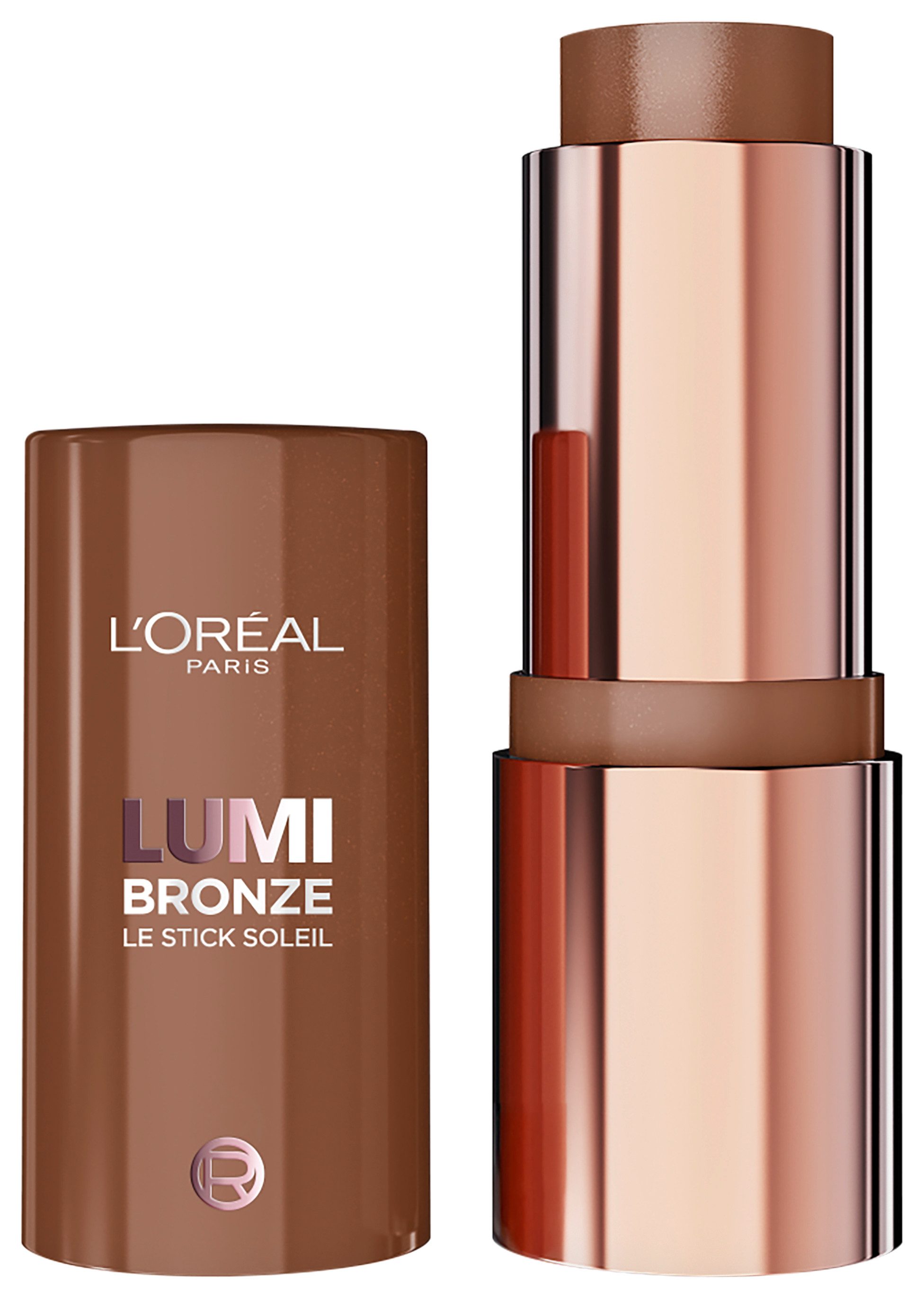L'ORÉAL PARIS Highlighter LUMI BRONZE LE STICK SOLEIL, für einen sonnengeküssten Look