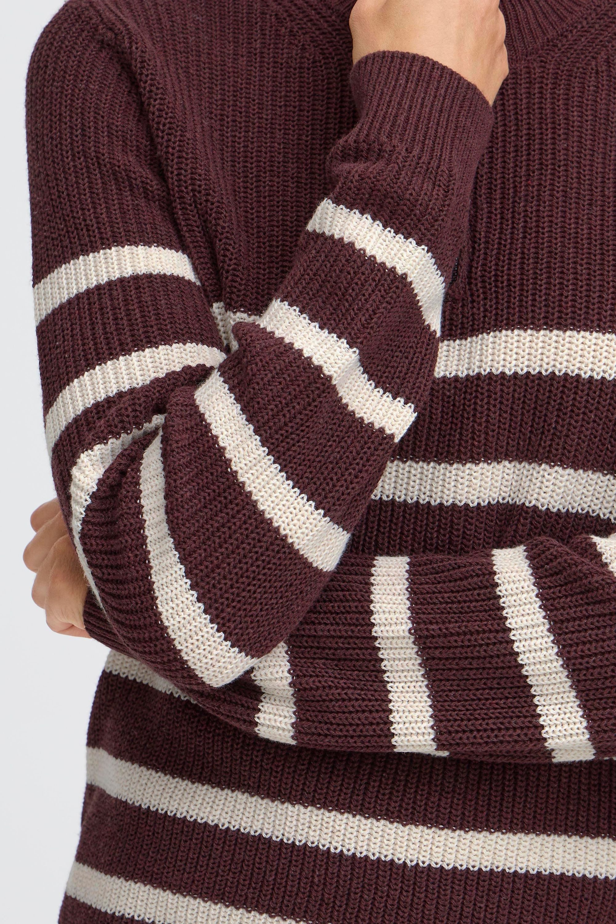 OXMO Troyer OXSanva Modischer Stricktroyer mit Reißverschluss
