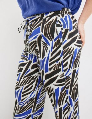 Samoon Stoffhose Palazzohose mit Print Carlotta