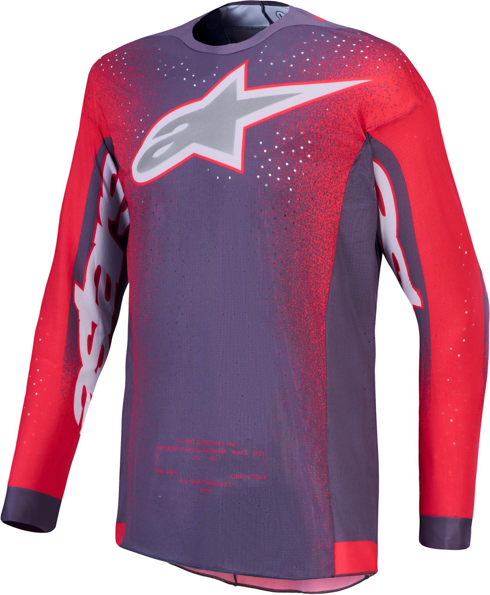 Alpinestars Motocross-Shirt Supertech Hiten AFD Motocross Jersey perforiert